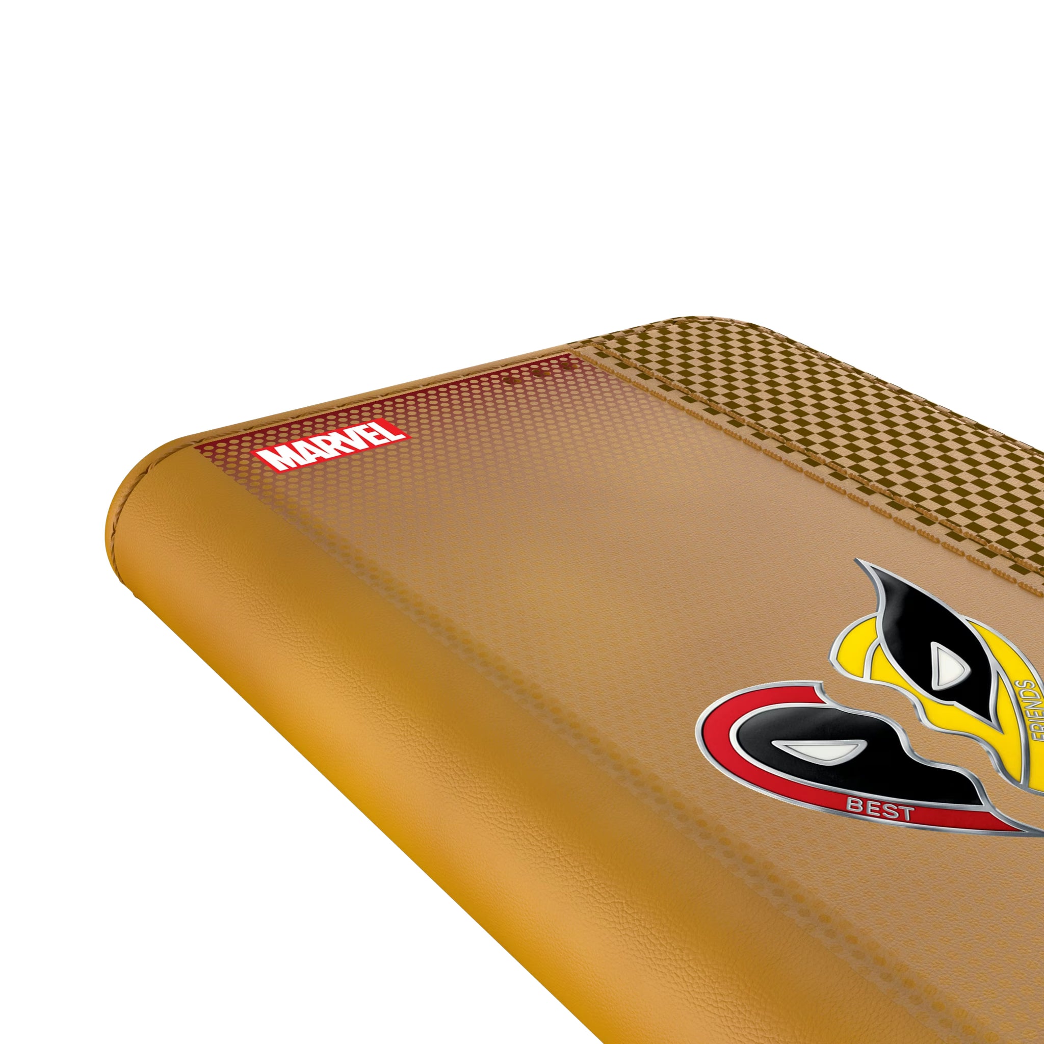 Marvel Deadpool Wolverine Grid Galaxy Folio Phone Case for Samsung Galaxy - Detail