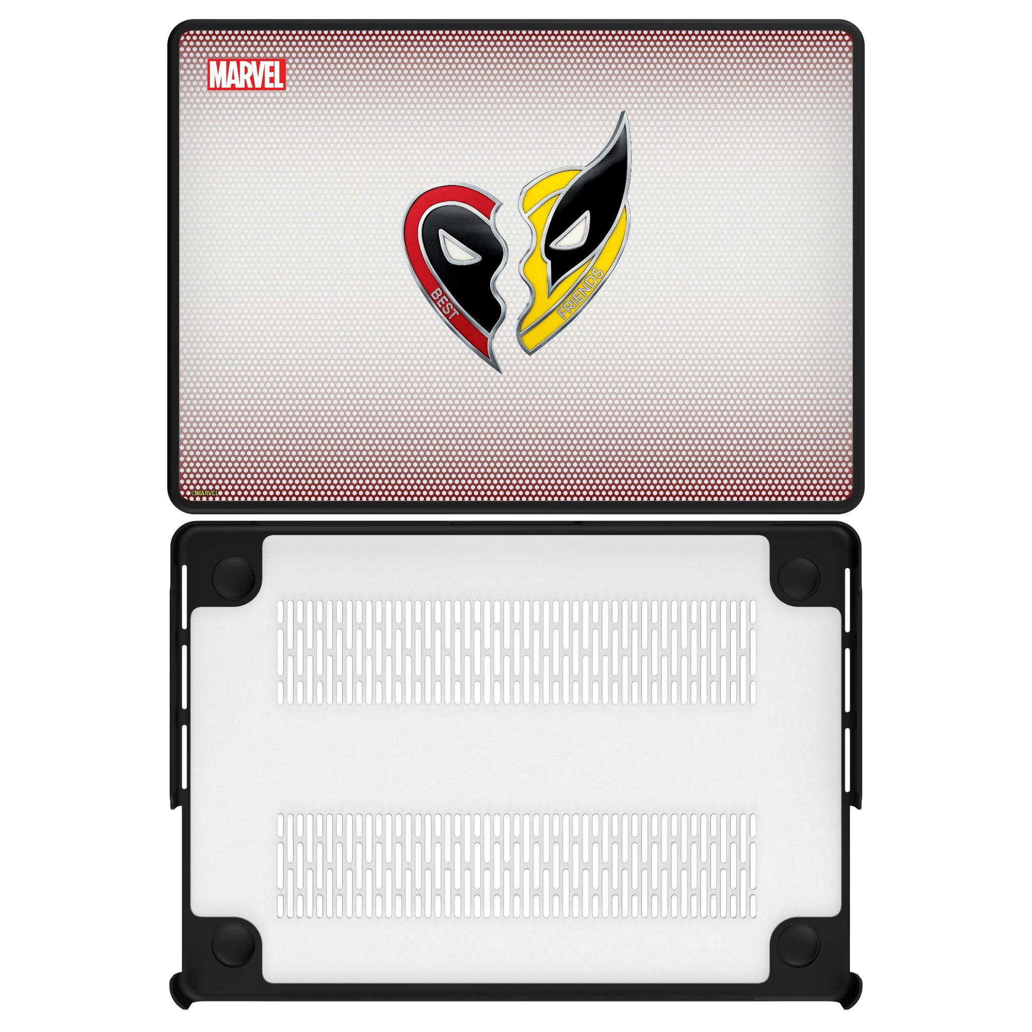 Marvel Deadpool Wolverine Grid MacBook Laptop Case for Apple MacBook#Device_MacBook Pro (14-inch, 2021) / MacBook Pro (14-inch, 2023) / MacBook Pro (14-inch, 2024)