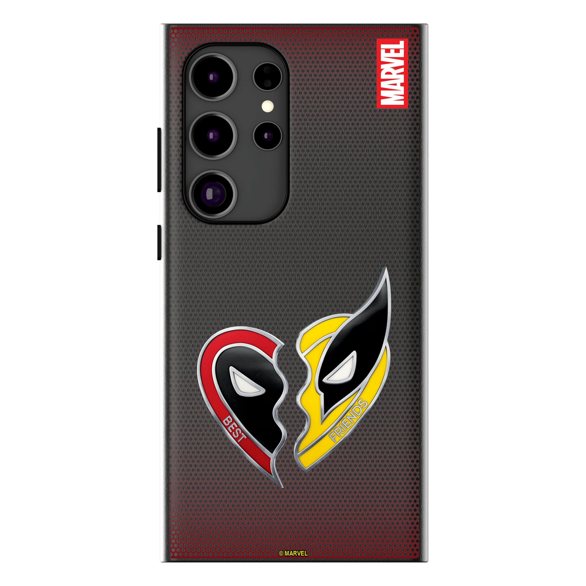 Marvel Deadpool Wolverine Grid Galaxy MagSafe Compatible Phone Case for Samsung Galaxy