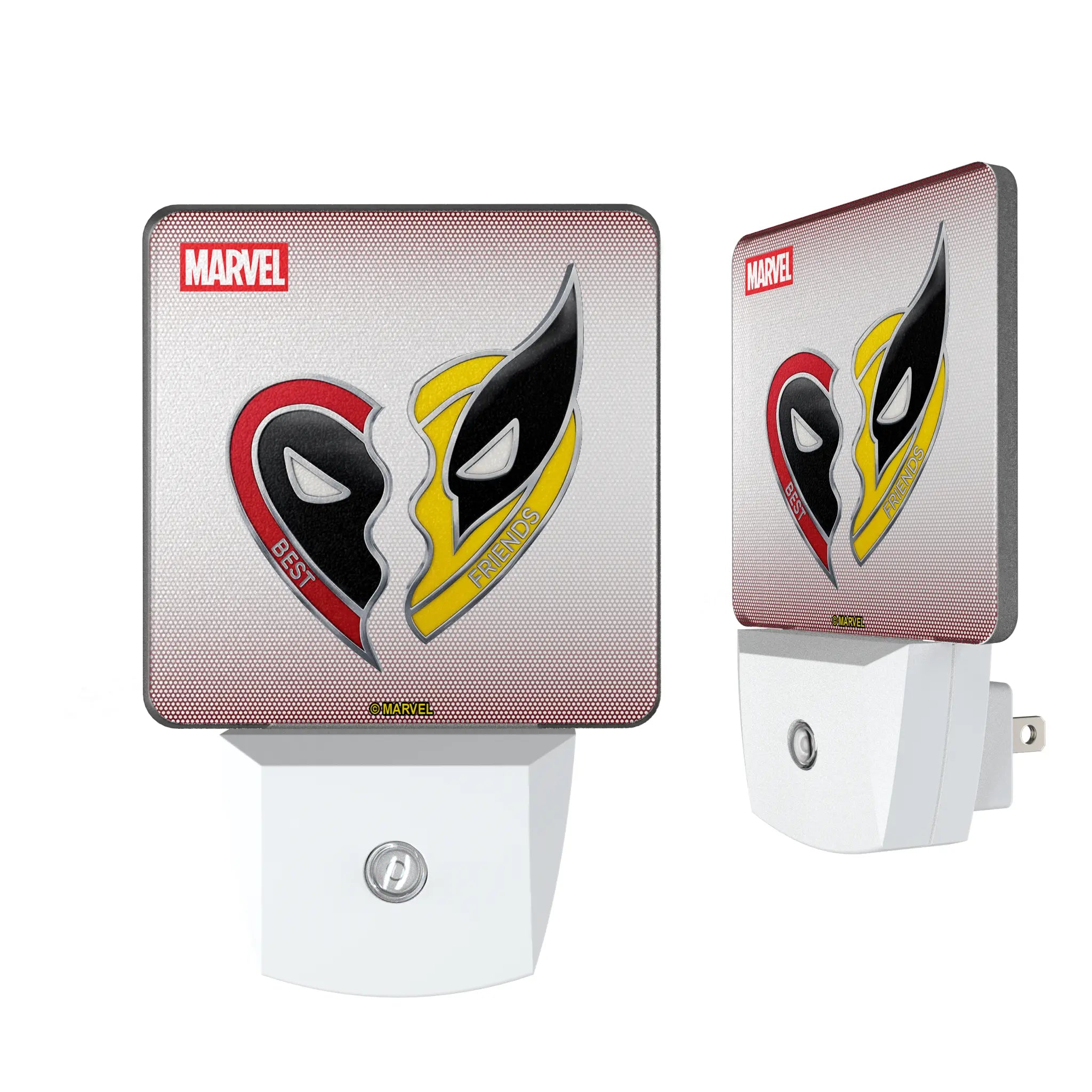 Marvel Deadpool Wolverine Grid Night Light 2-Pack
