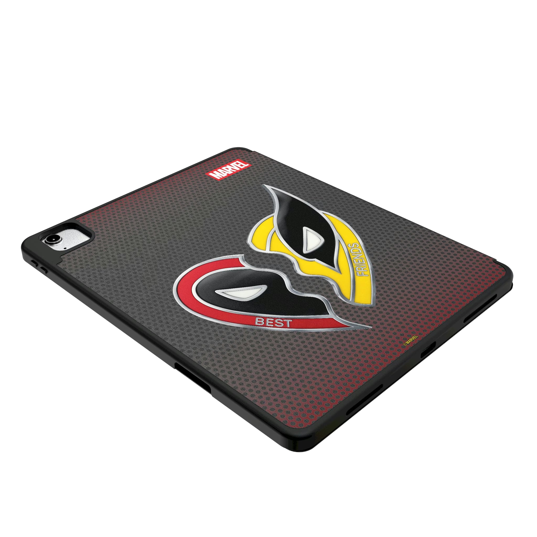 Marvel Deadpool Wolverine Grid iPad Tablet Case for Apple iPad - Isometric View