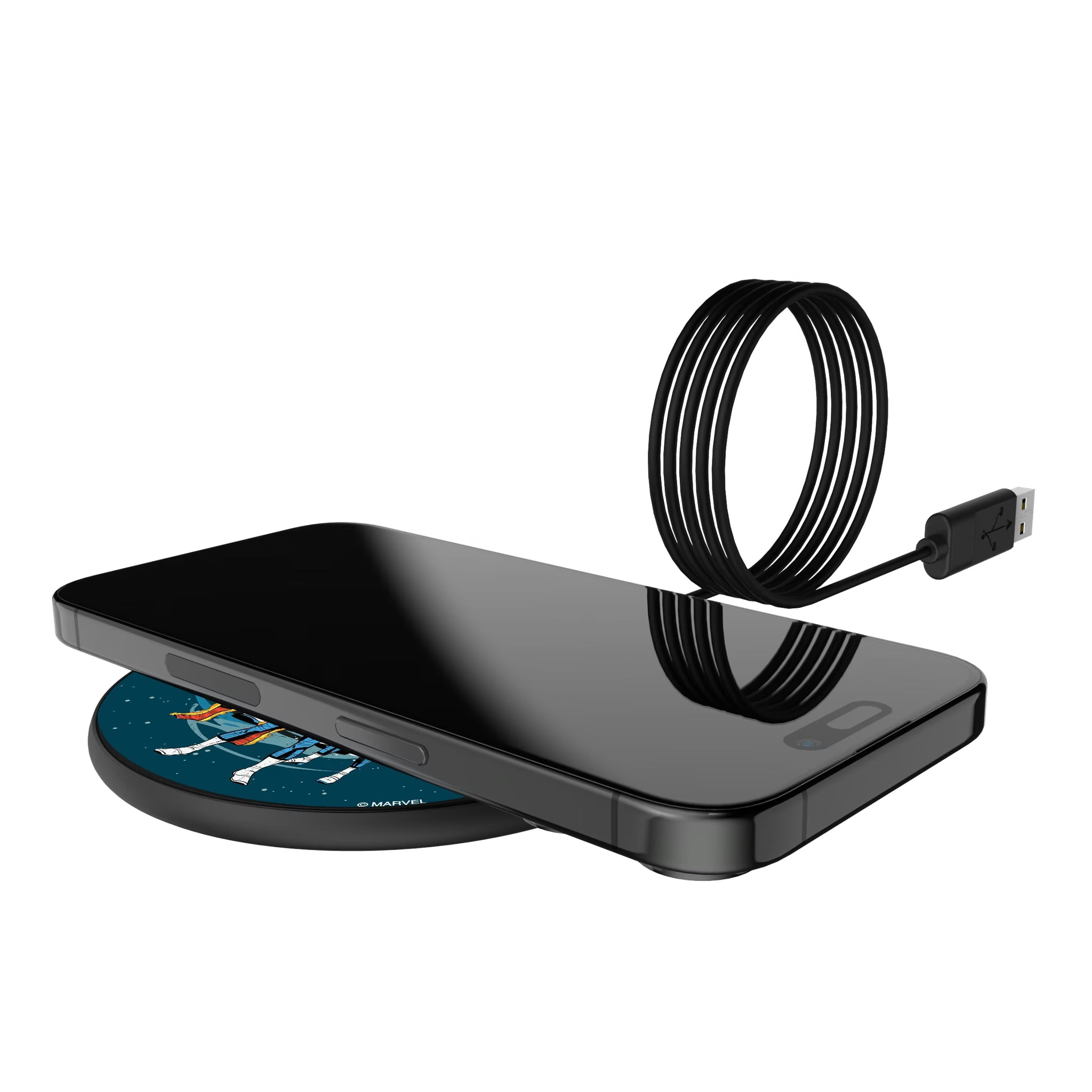 Marvel Fantastic Four Badge 15-Watt Wireless Charger - Lifestyle