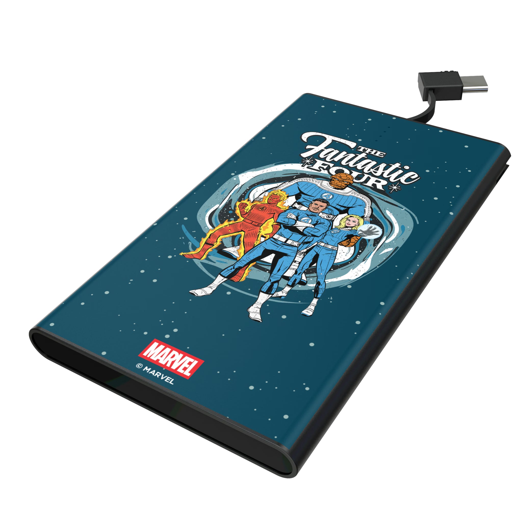 Marvel Fantastic Four Badge 5000mAh Flat Powerbank