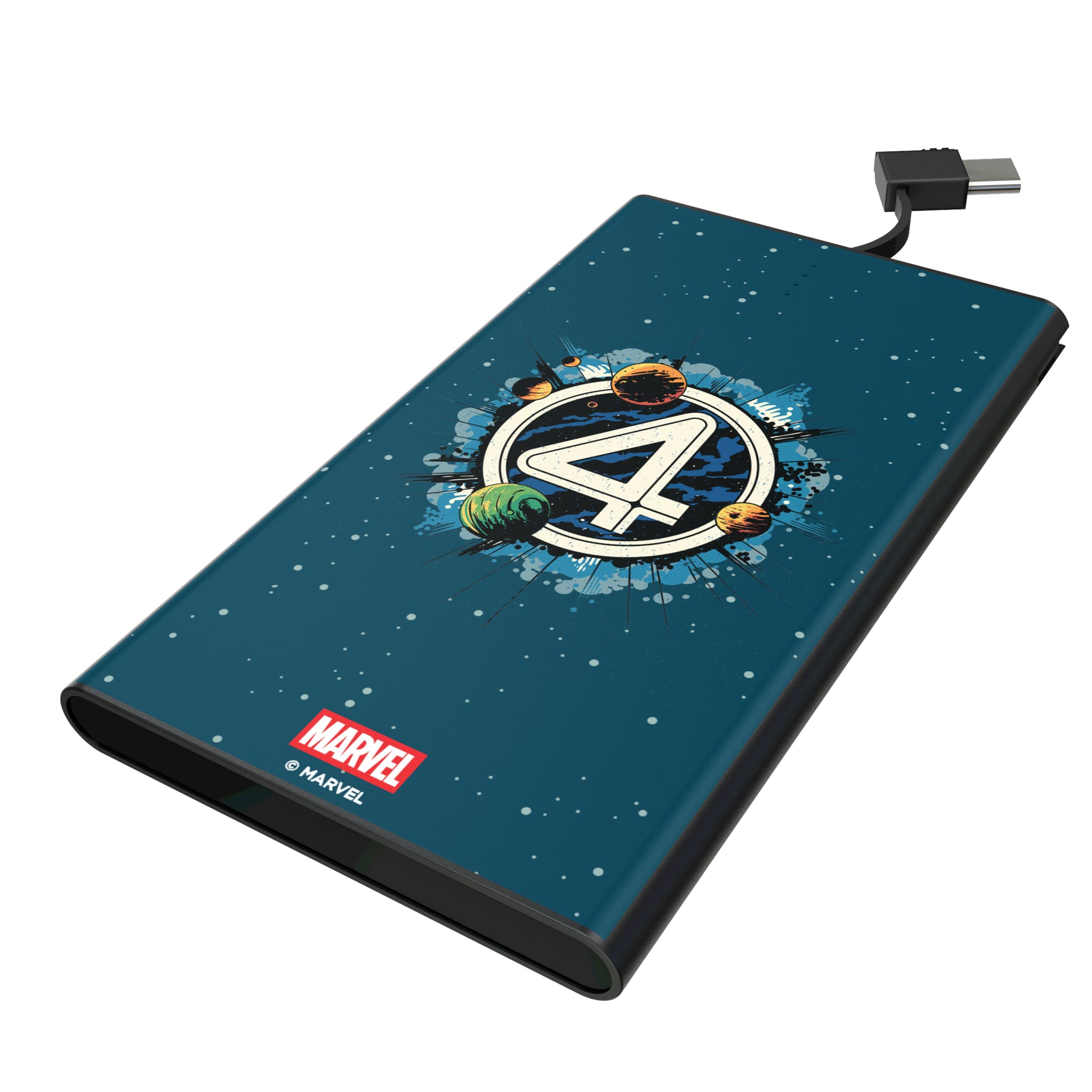 Marvel Fantastic Four Badge 5000mAh Flat Powerbank