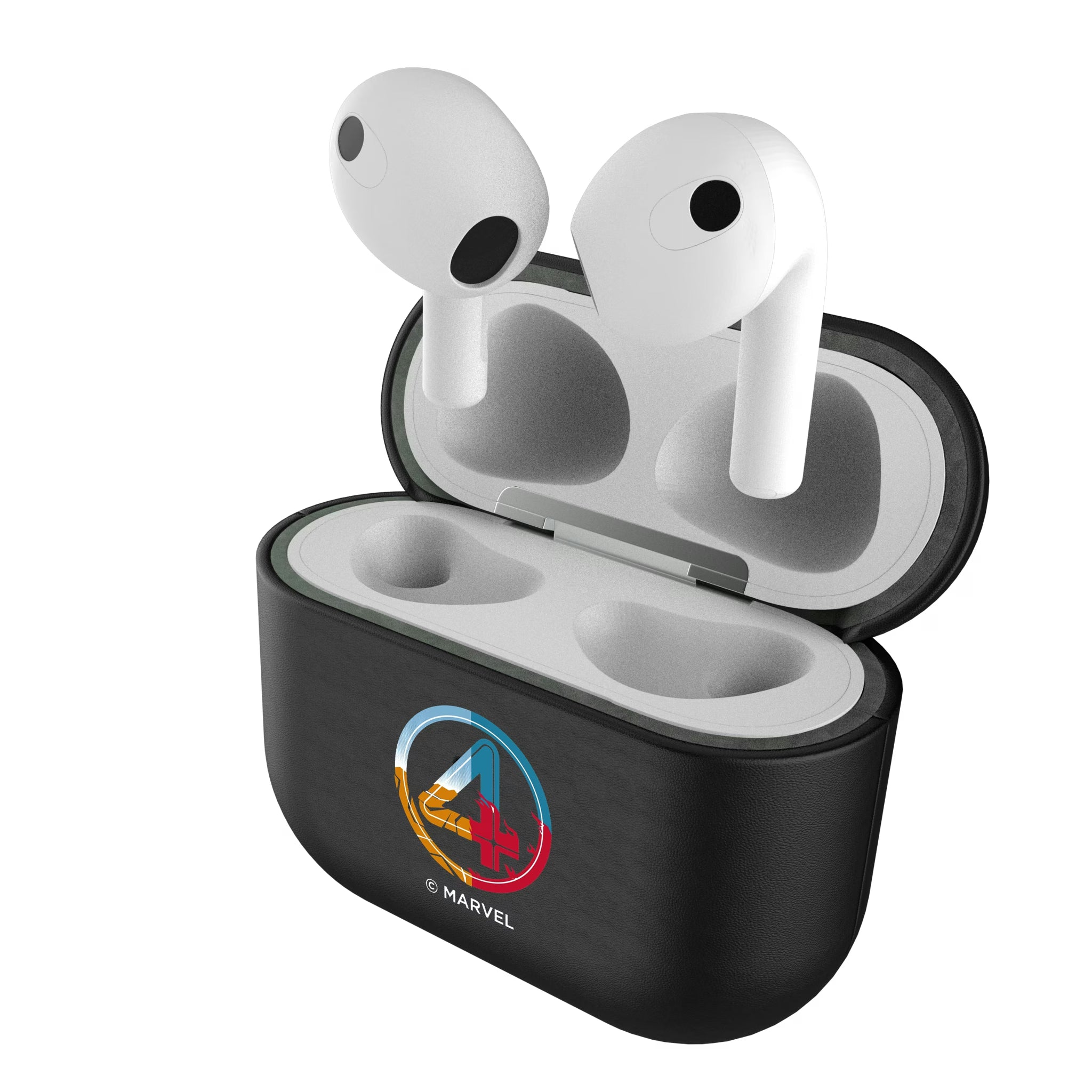 Marvel Fantastic Four Badge AirPods AirPod Case Cover#Device_AirPods 3rd Gen