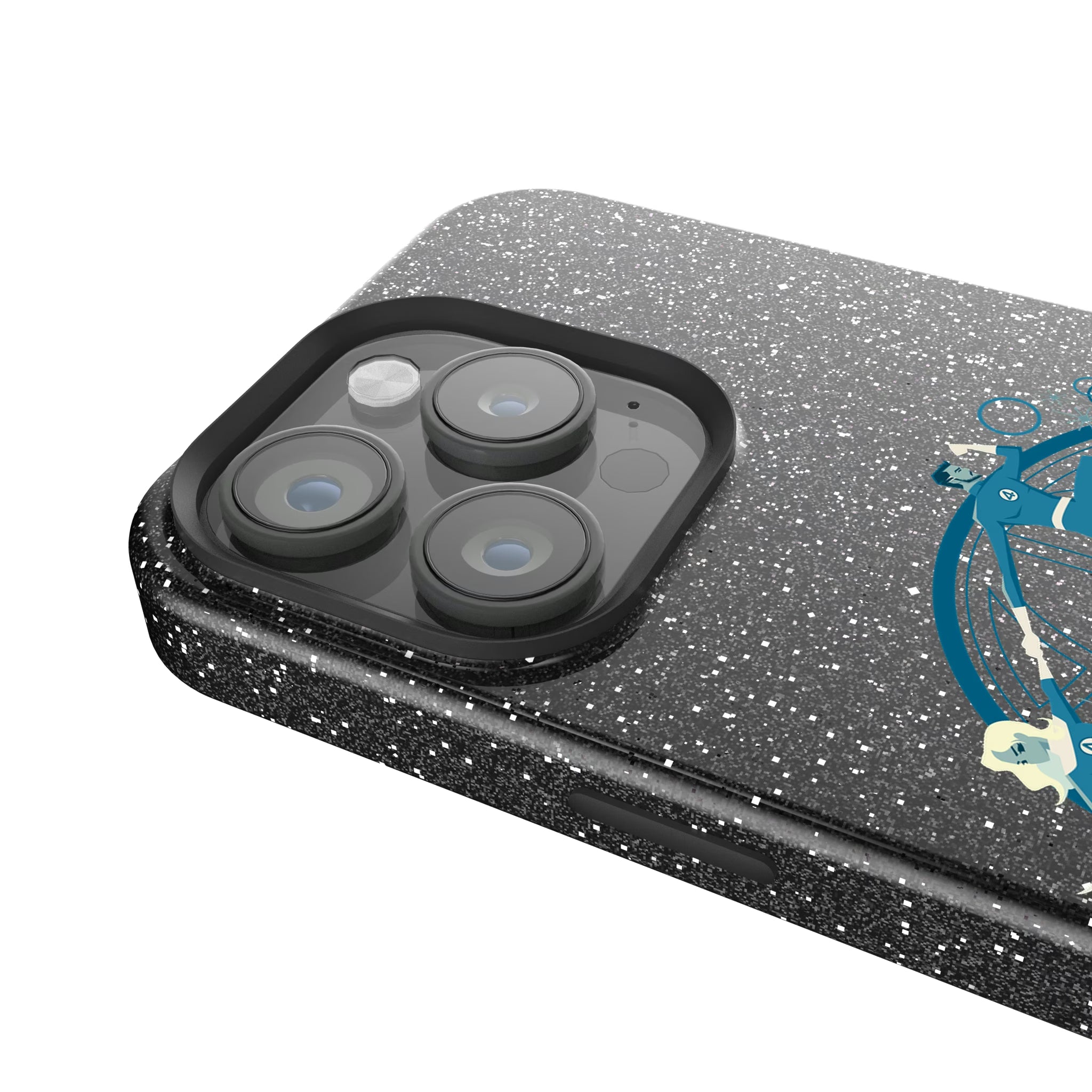 Marvel Fantastic Four Badge iPhone Bling Phone Case for Apple iPhone - Detail