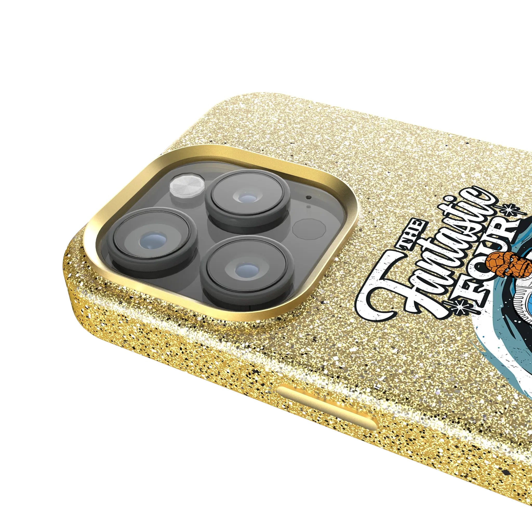 Marvel Fantastic Four Badge iPhone Bling Phone Case for Apple iPhone - Detail