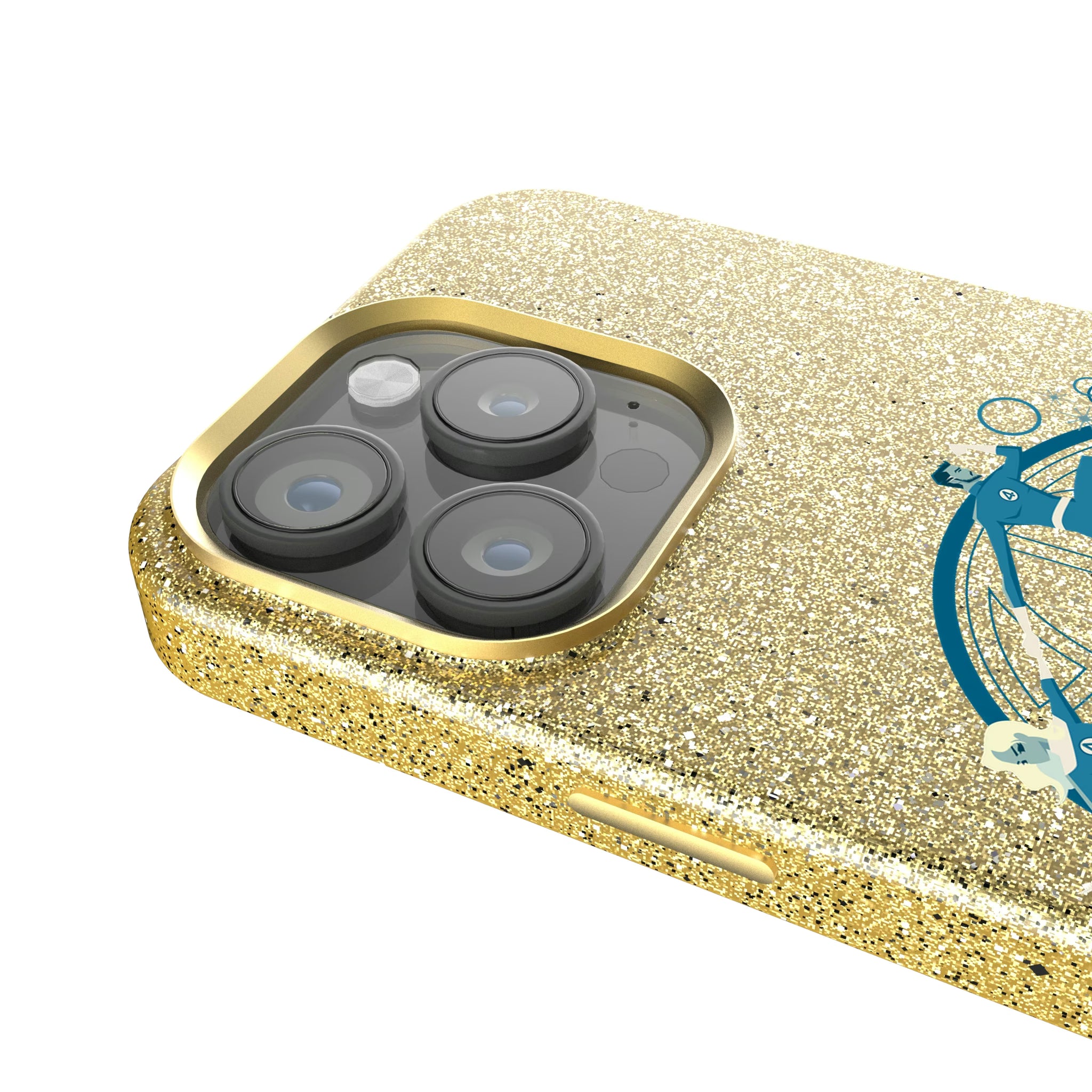 Marvel Fantastic Four Badge iPhone Bling Phone Case for Apple iPhone - Detail