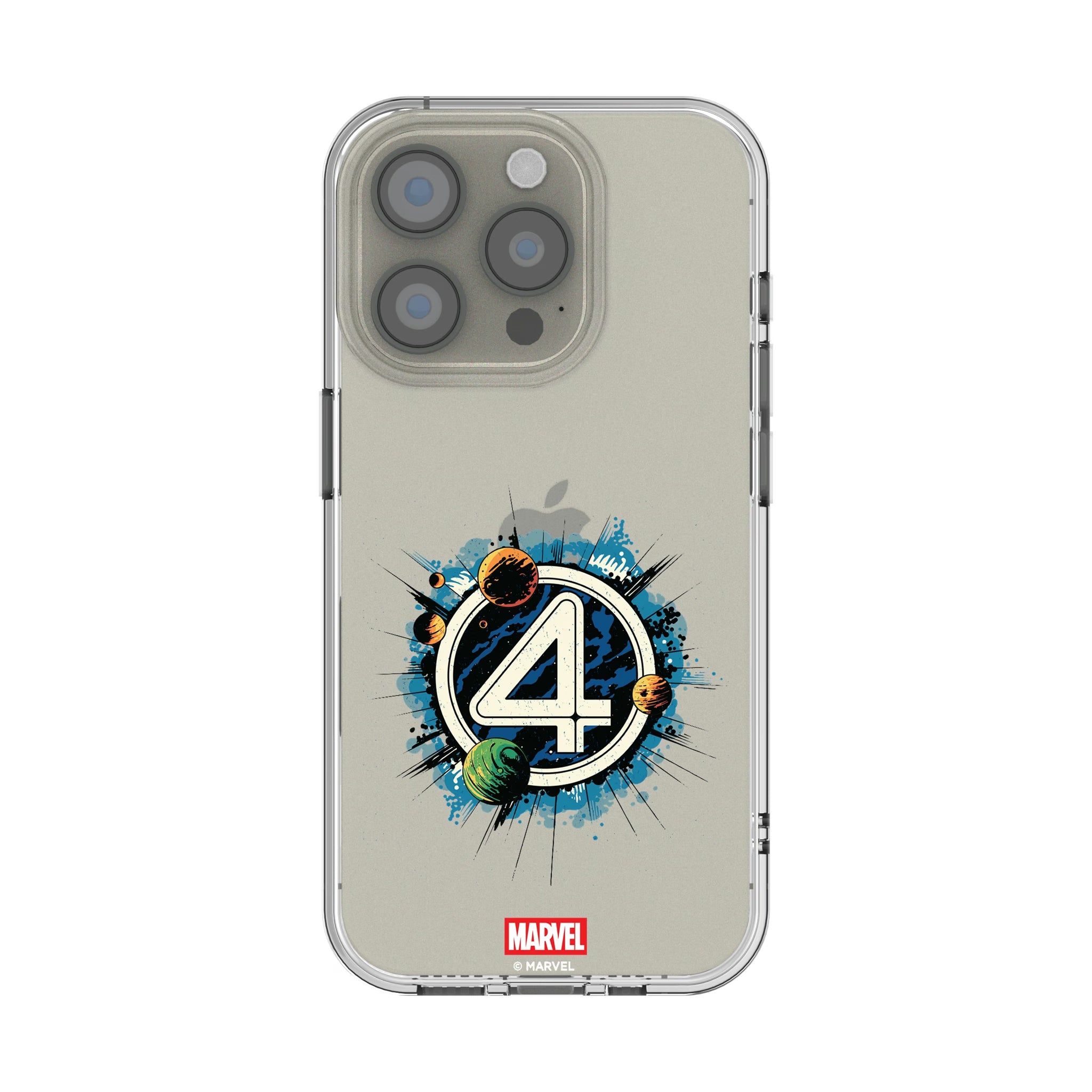 Marvel Fantastic Four Badge iPhone Clear Phone Case for Apple iPhone