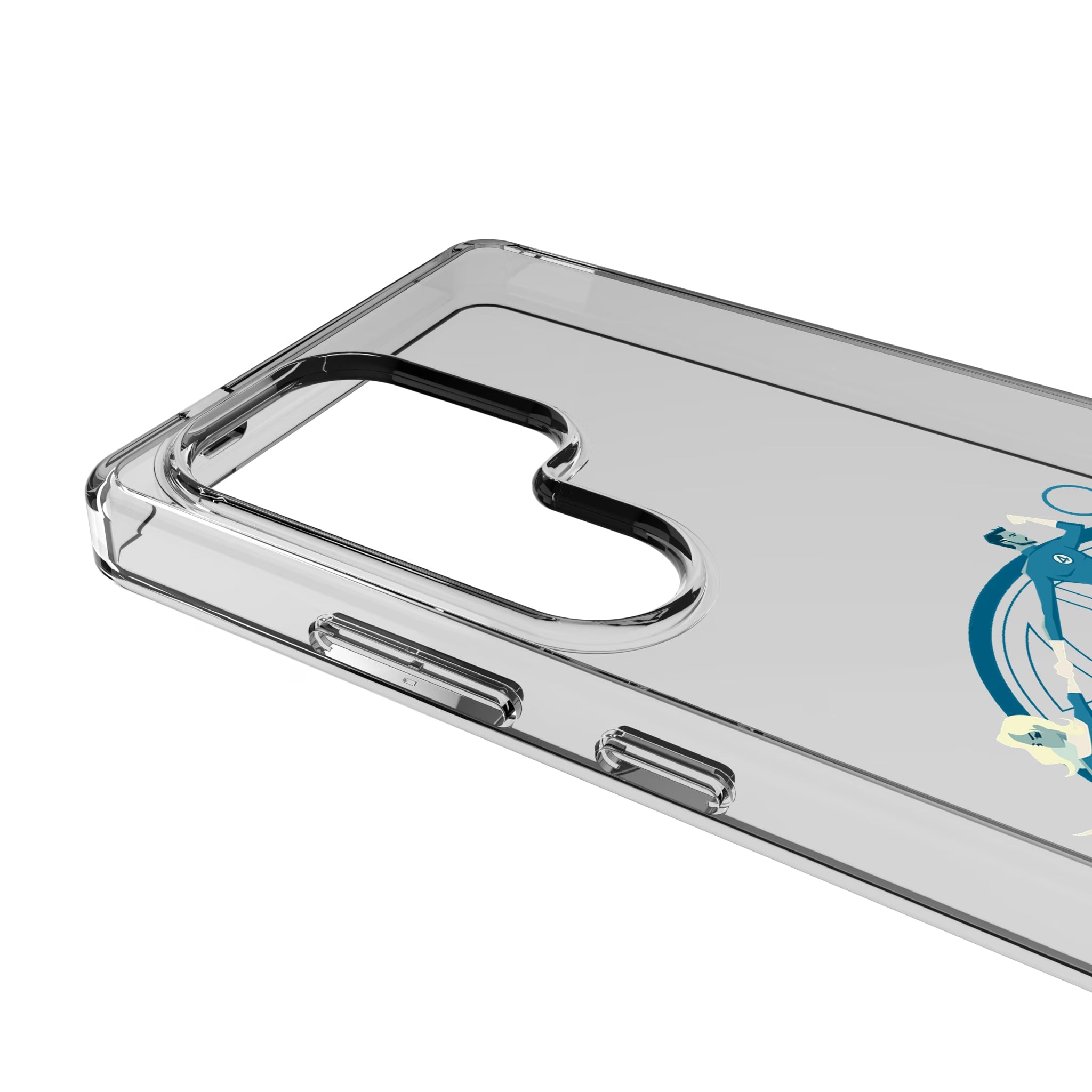 Marvel Fantastic Four Badge Galaxy Clear Phone Case for Samsung Galaxy - Detail
