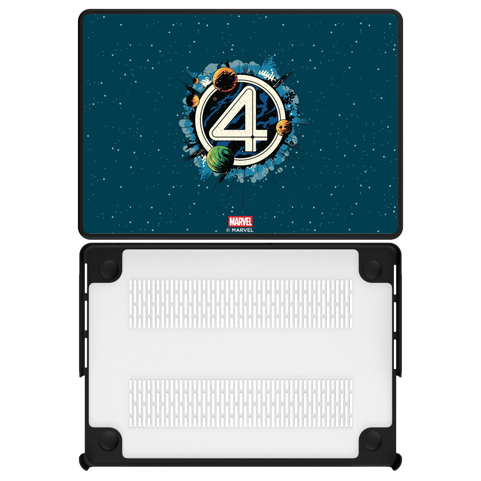 Marvel Fantastic Four Badge MacBook Laptop Case for Apple MacBook#Device_MacBook Pro (14-inch, 2021) / MacBook Pro (14-inch, 2023) / MacBook Pro (14-inch, 2024)