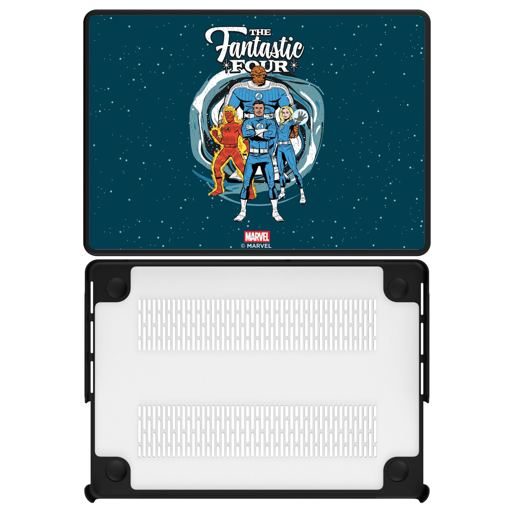 Marvel Fantastic Four Badge MacBook Laptop Case for Apple MacBook#Device_MacBook Pro (14-inch, 2021) / MacBook Pro (14-inch, 2023) / MacBook Pro (14-inch, 2024)