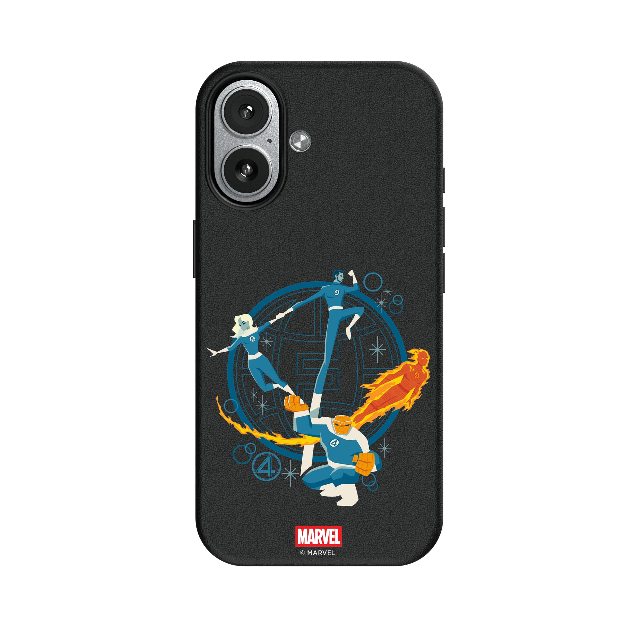 Marvel Fantastic Four Badge iPhone MagSafe Compatible Phone Case for Apple iPhone#Device_iPhone 17