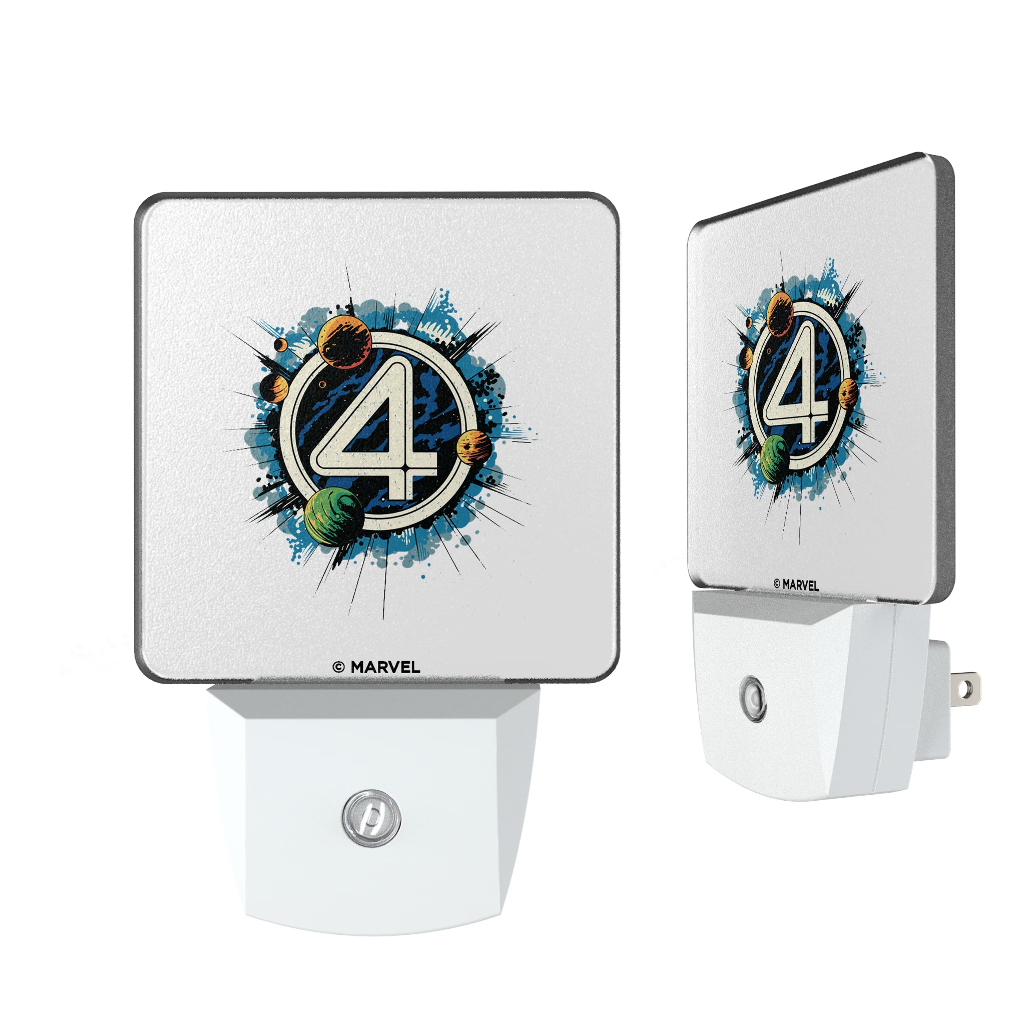 Marvel Fantastic Four Badge Night Light 2-Pack