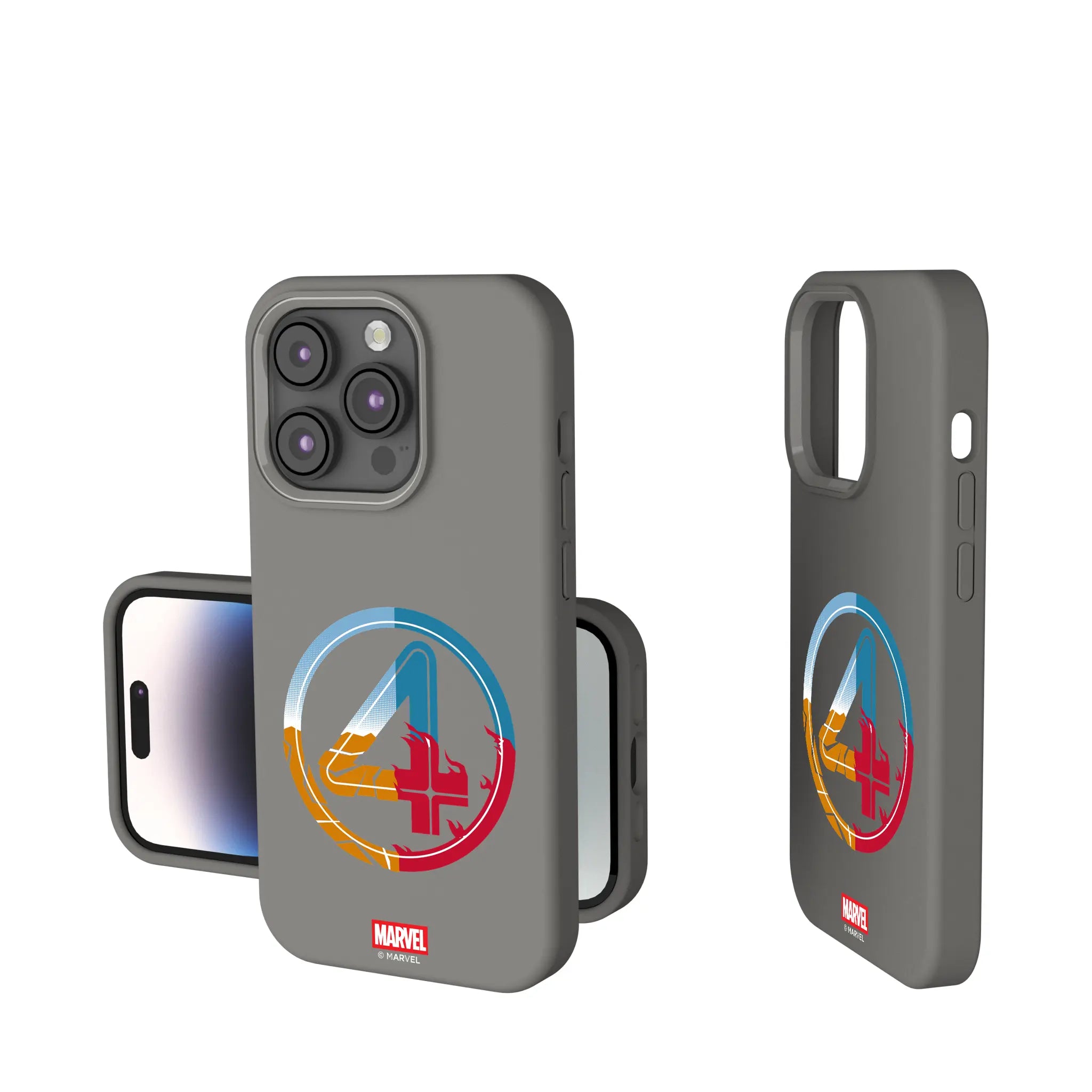 Marvel Fantastic Four Badge iPhone Soft Touch Phone Case for Apple iPhone