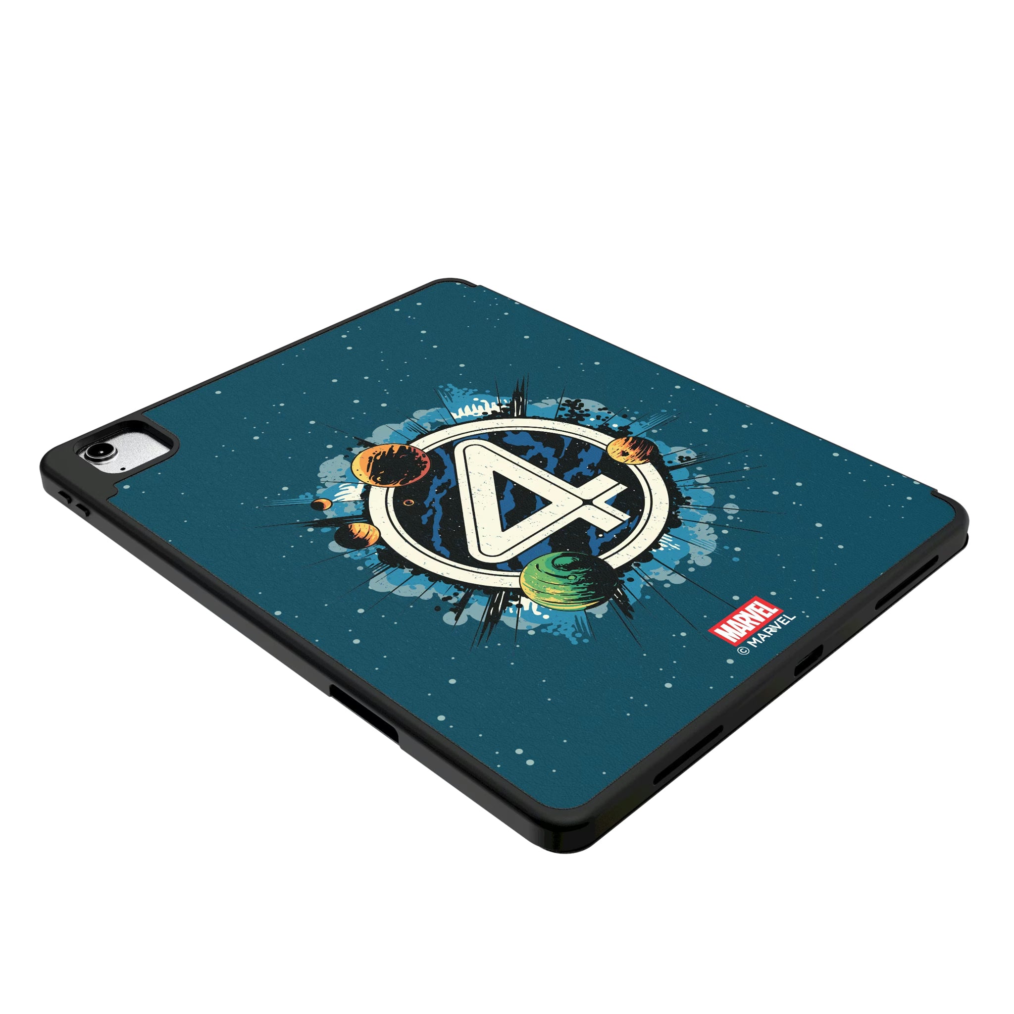 Marvel Fantastic Four Badge iPad Tablet Case for Apple iPad - Isometric View