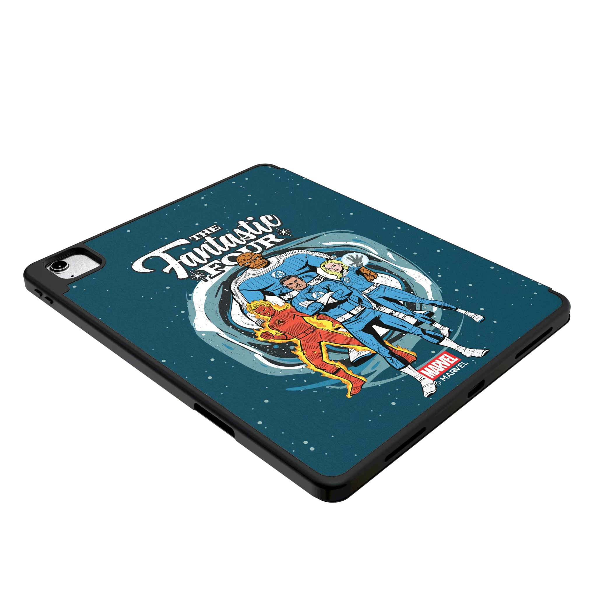 Marvel Fantastic Four Badge iPad Tablet Case for Apple iPad - Isometric View
