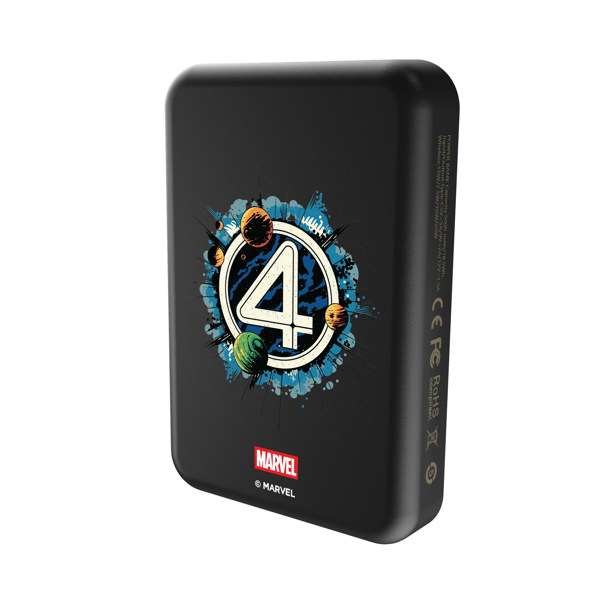 Marvel Fantastic Four Badge Wireless Mag Power Bank