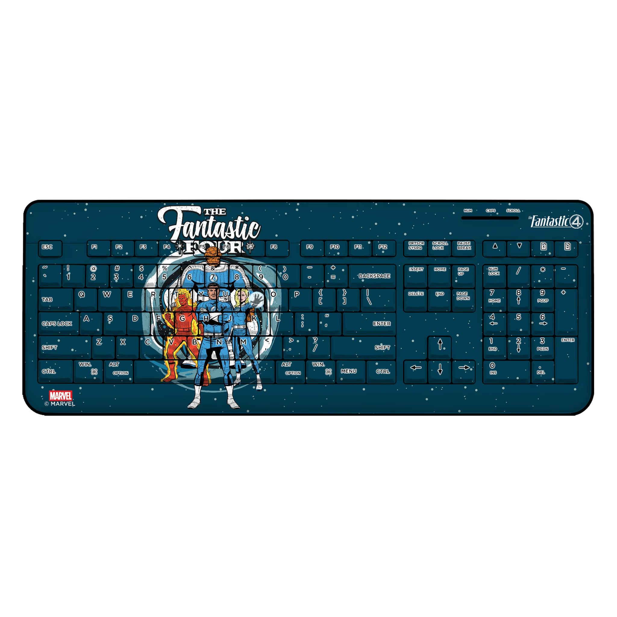 Marvel Fantastic Four Badge Wireless USB Keyboard