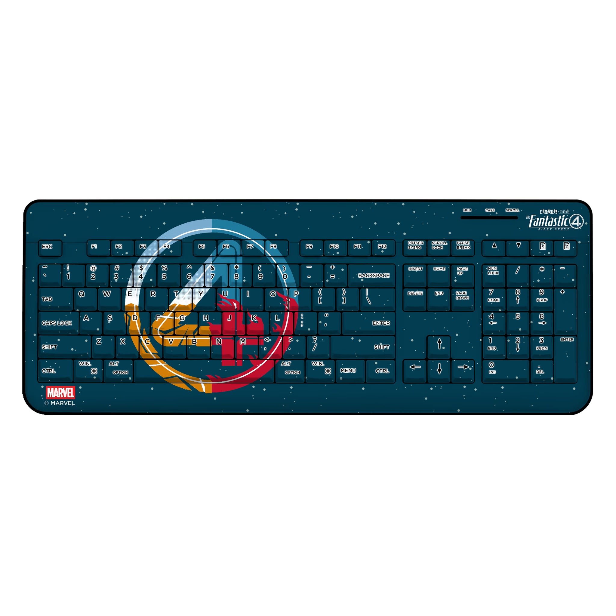 Marvel Fantastic Four Badge Wireless USB Keyboard