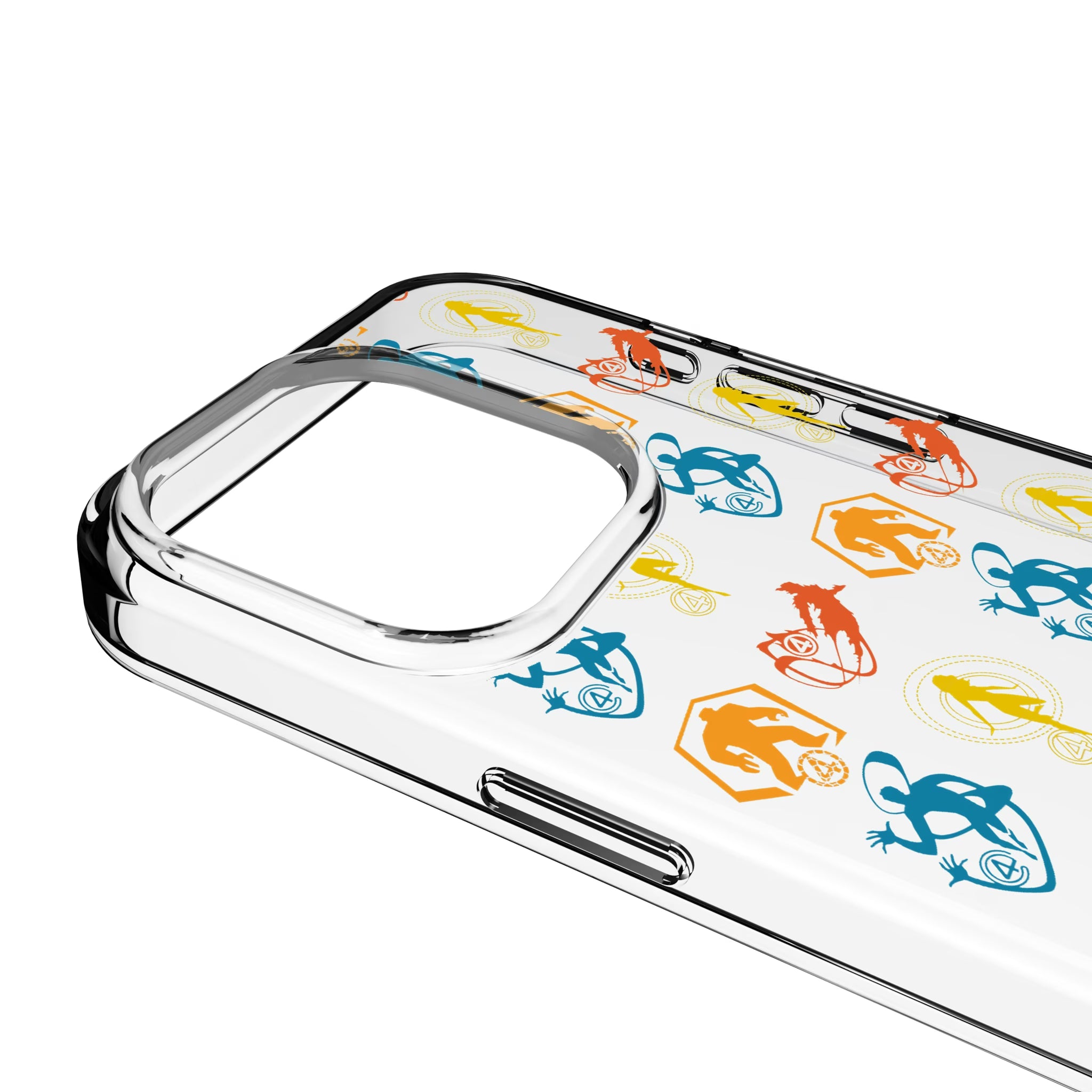 Marvel Fantastic Four Pattern 2 iPhone Clear Phone Case for Apple iPhone - Detail