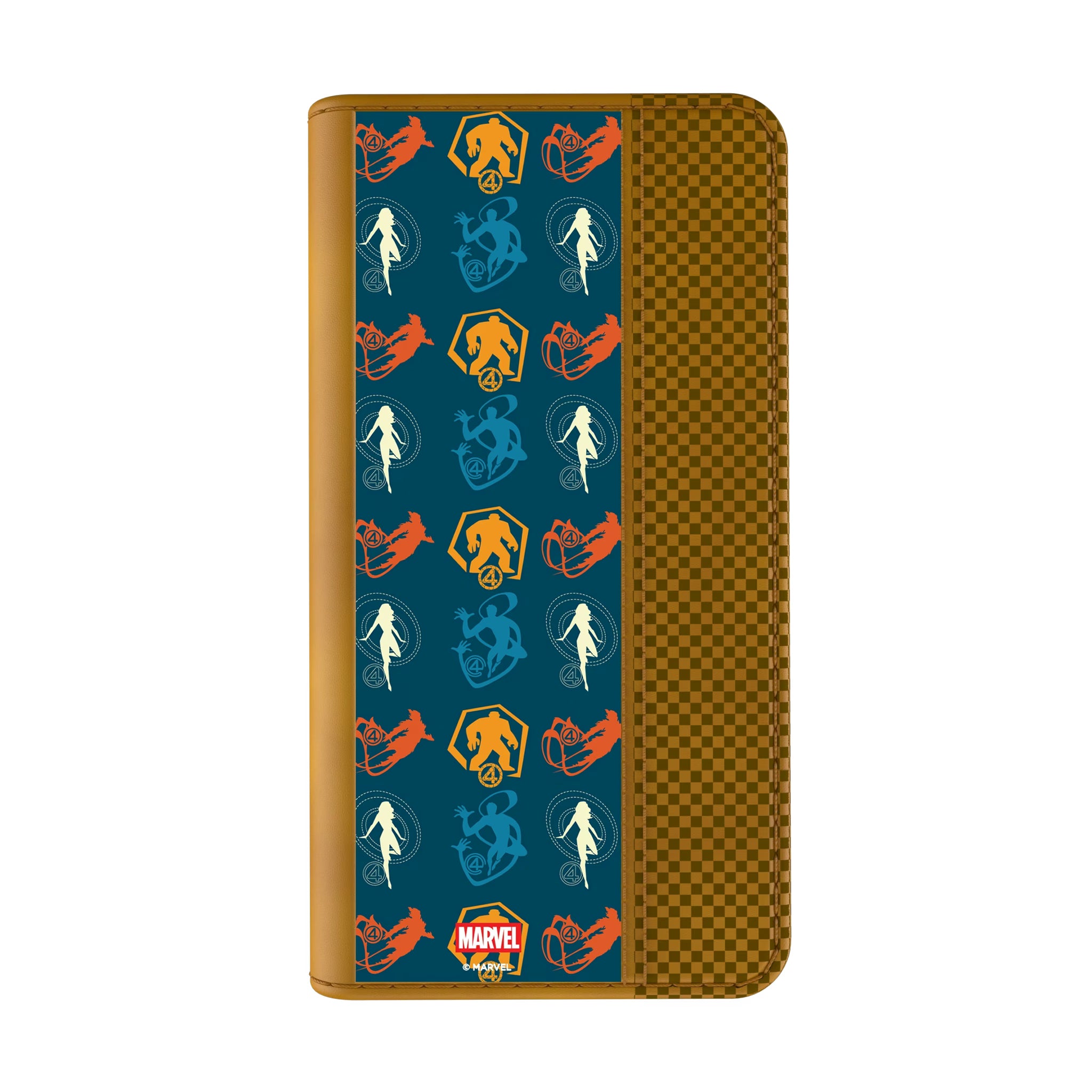 Marvel Fantastic Four Pattern 2 iPhone Folio Phone Case for Apple iPhone