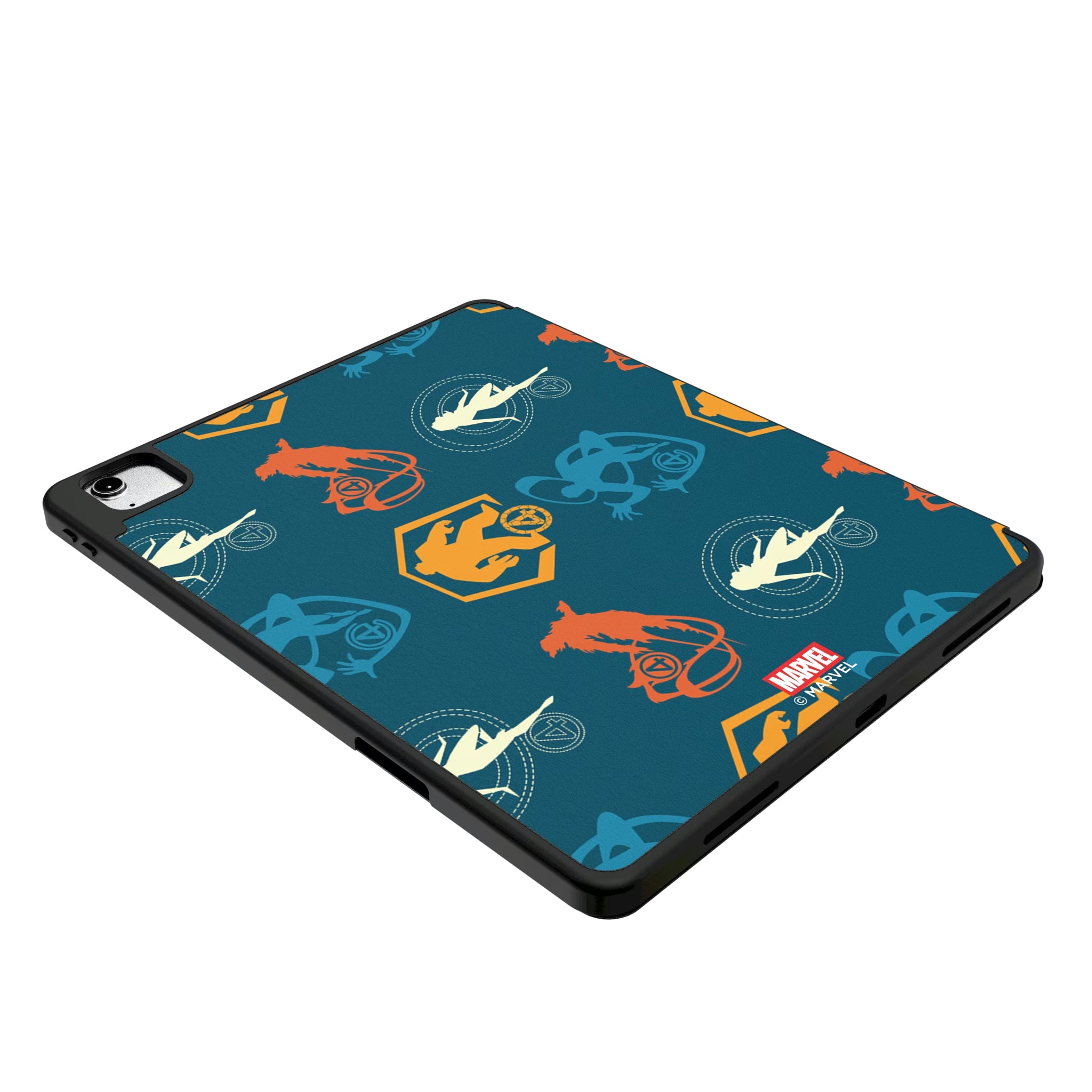 Marvel Fantastic Four Pattern 2 iPad Tablet Case for Apple iPad - Isometric View