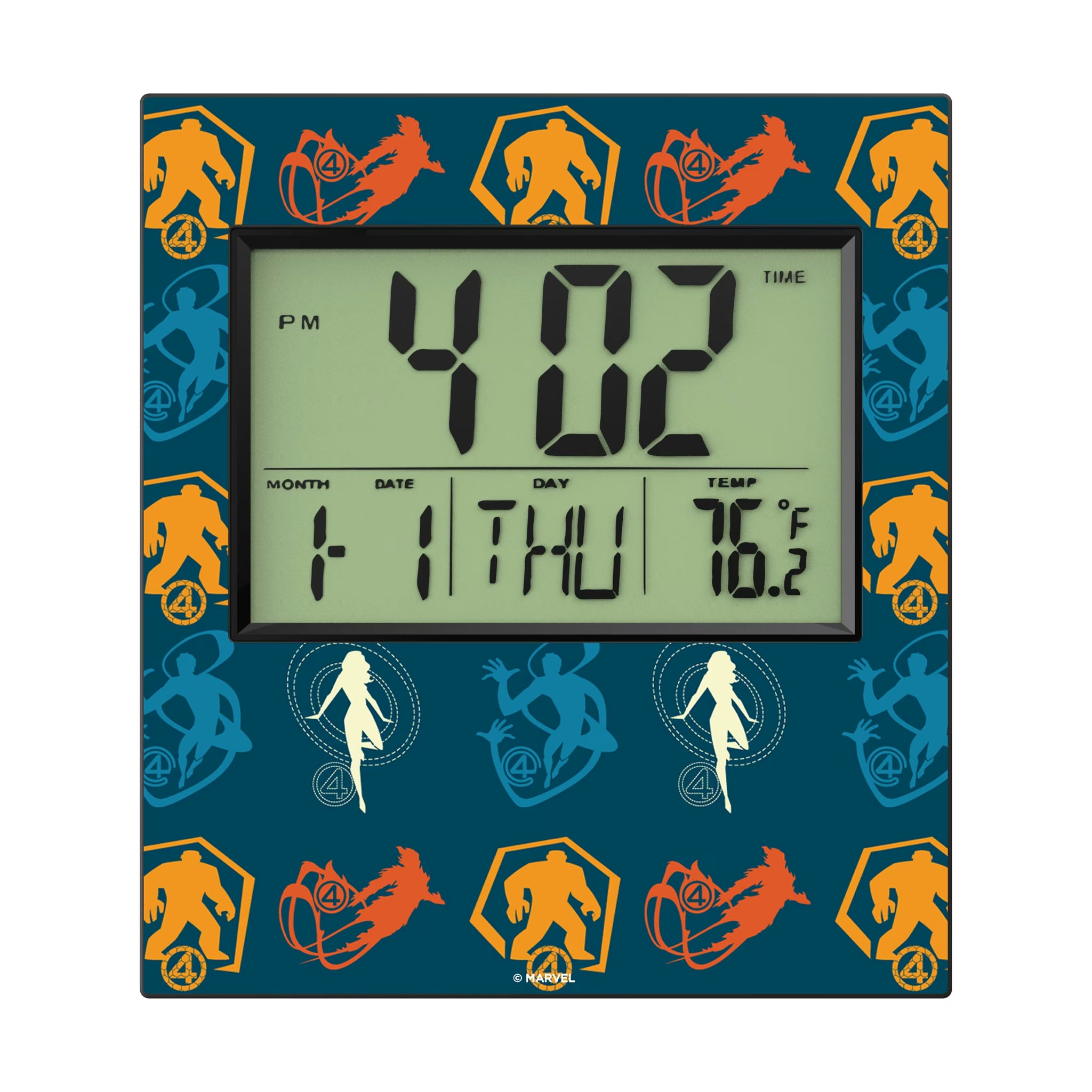 Marvel Fantastic Four Pattern 2 Wall Clock