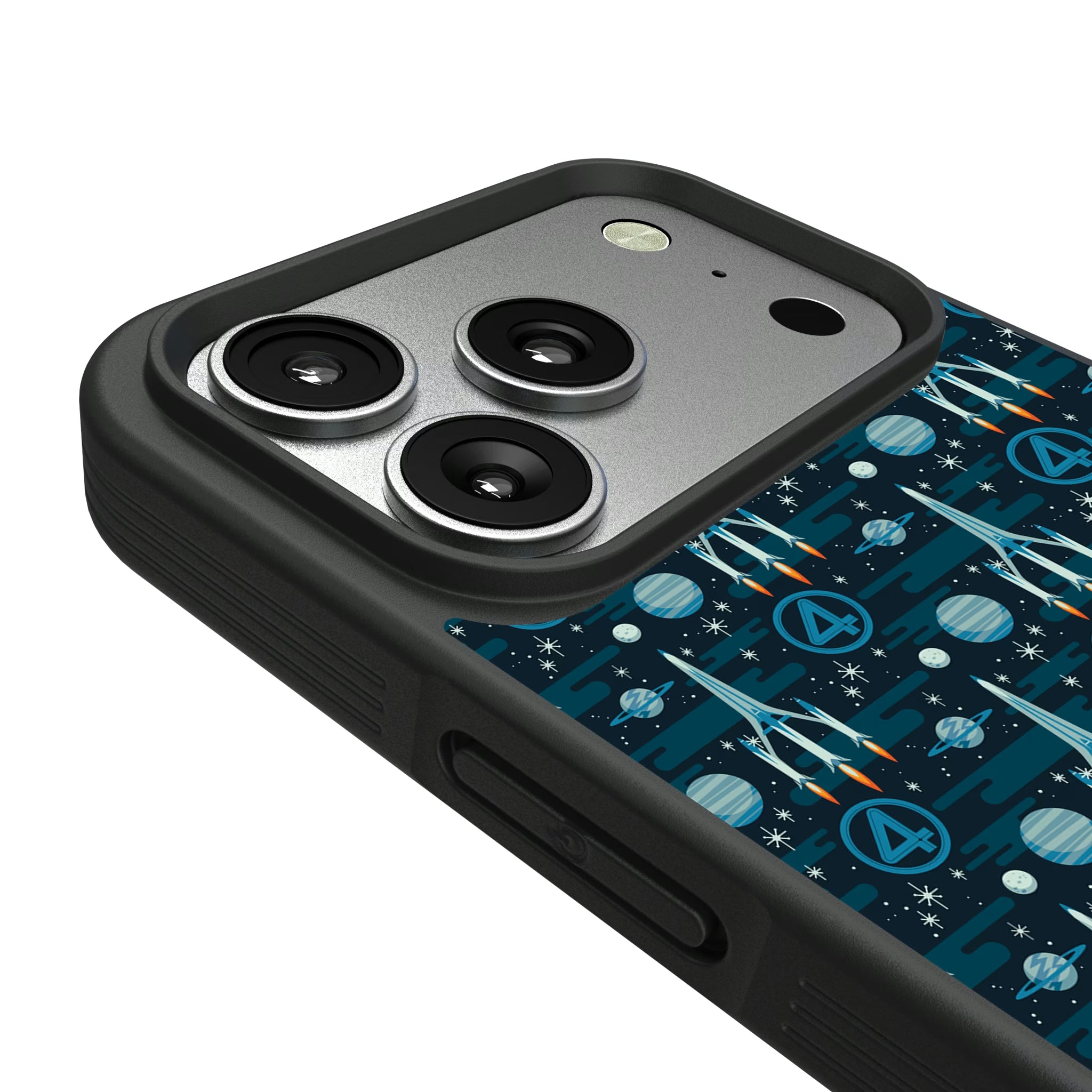 Marvel Fantastic Four Pattern iPhone Bump Phone Case for Apple iPhone - Detail#Device_iPhone 17 Pro
