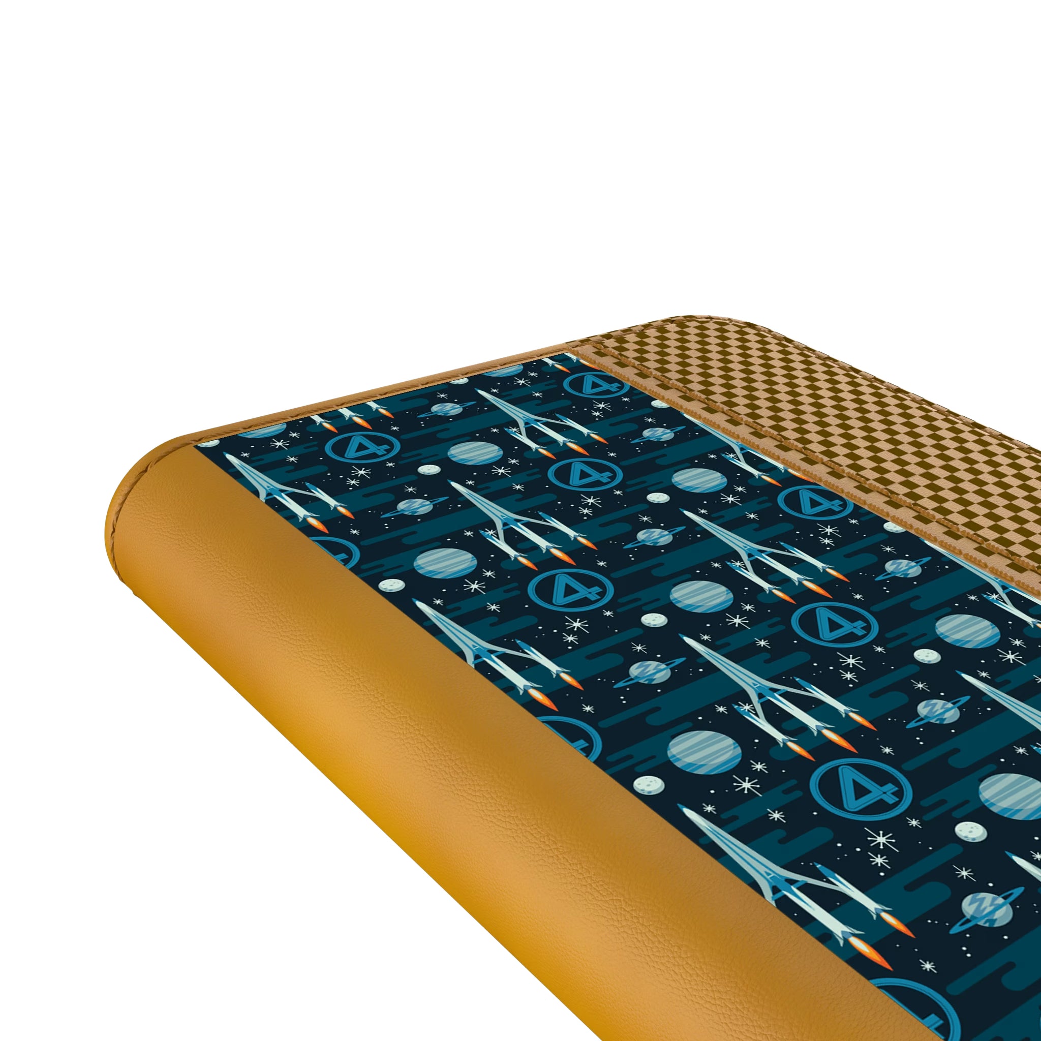 Marvel Fantastic Four Pattern Galaxy Folio Phone Case for Samsung Galaxy - Detail