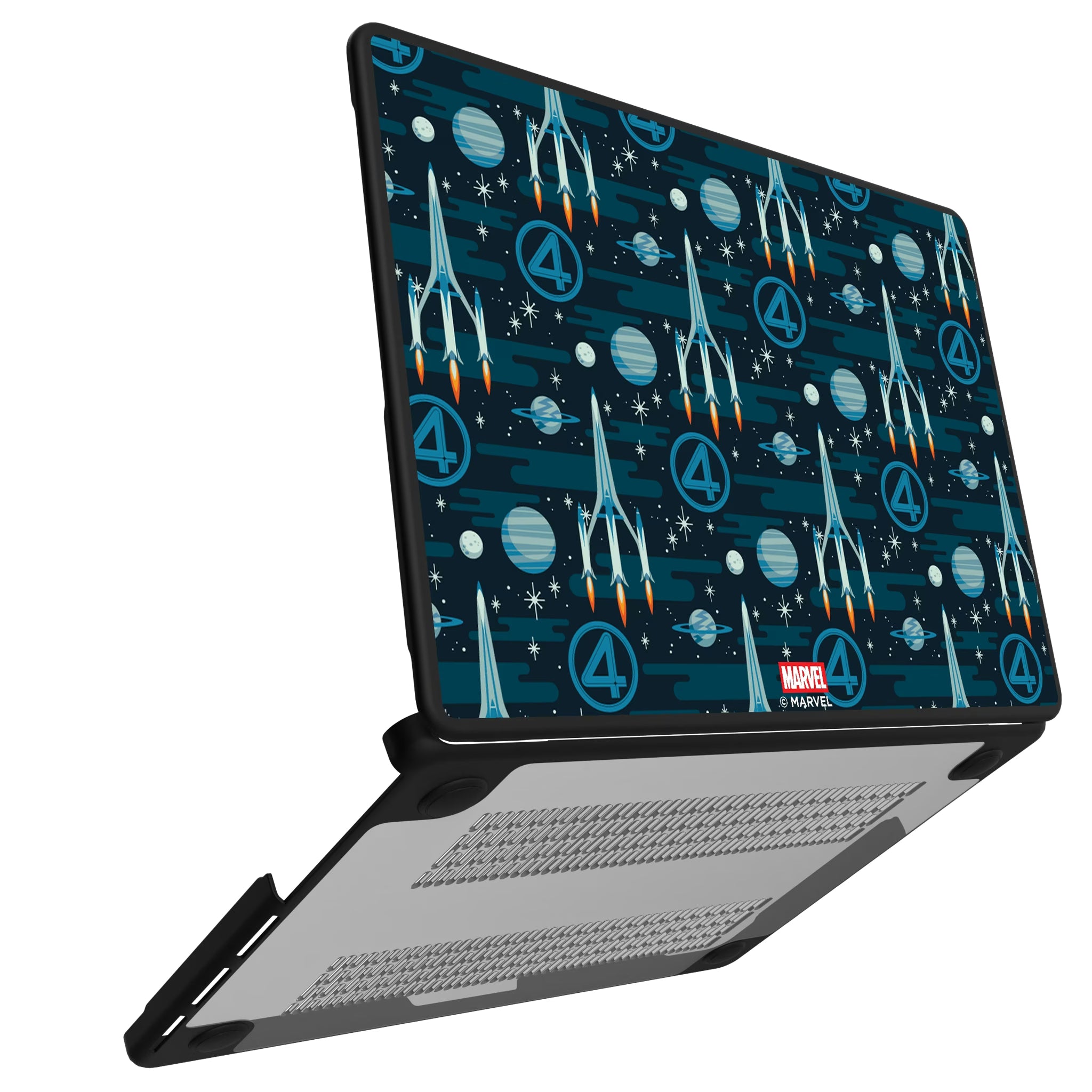 Marvel Fantastic Four Pattern MacBook Laptop Case for Apple MacBook#Device_MacBook Pro (14-inch, 2021) / MacBook Pro (14-inch, 2023) / MacBook Pro (14-inch, 2024)
