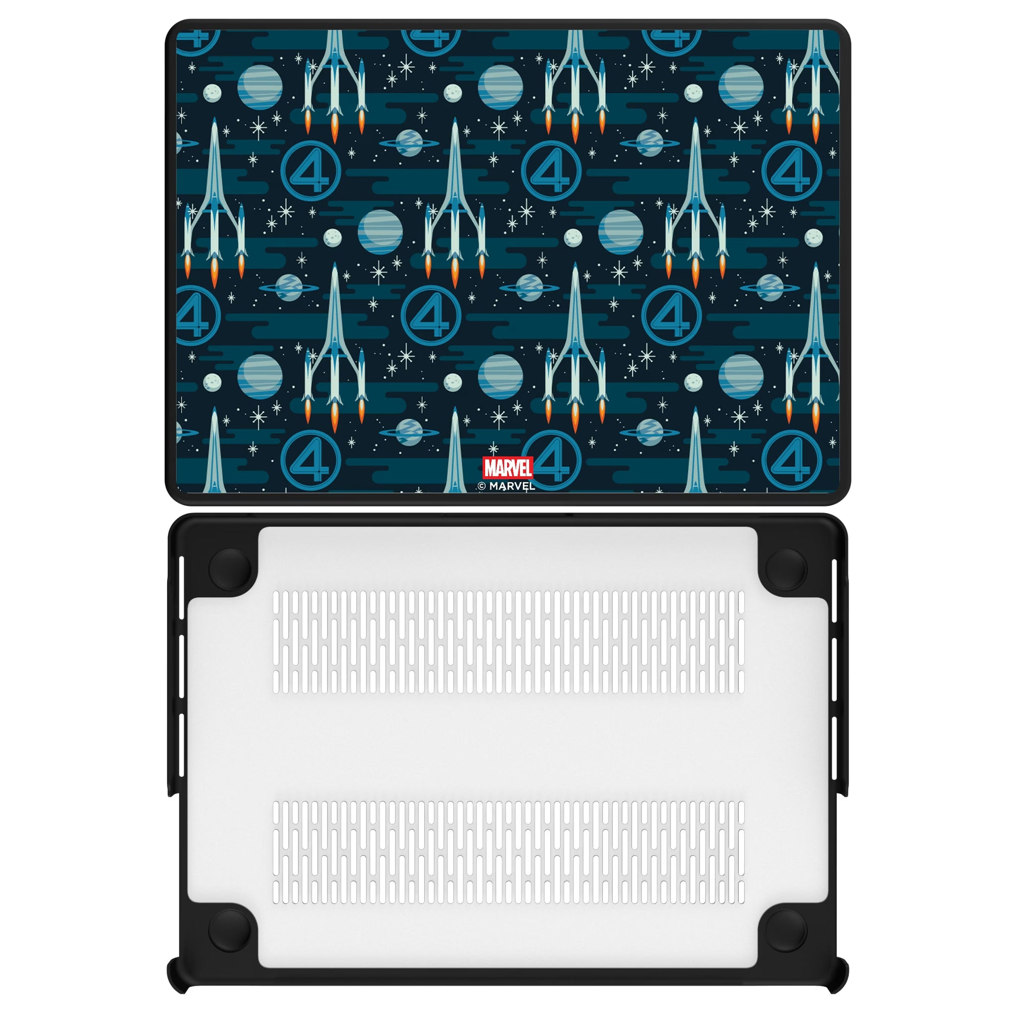 Marvel Fantastic Four Pattern MacBook Laptop Case for Apple MacBook#Device_MacBook Pro (14-inch, 2021) / MacBook Pro (14-inch, 2023) / MacBook Pro (14-inch, 2024)