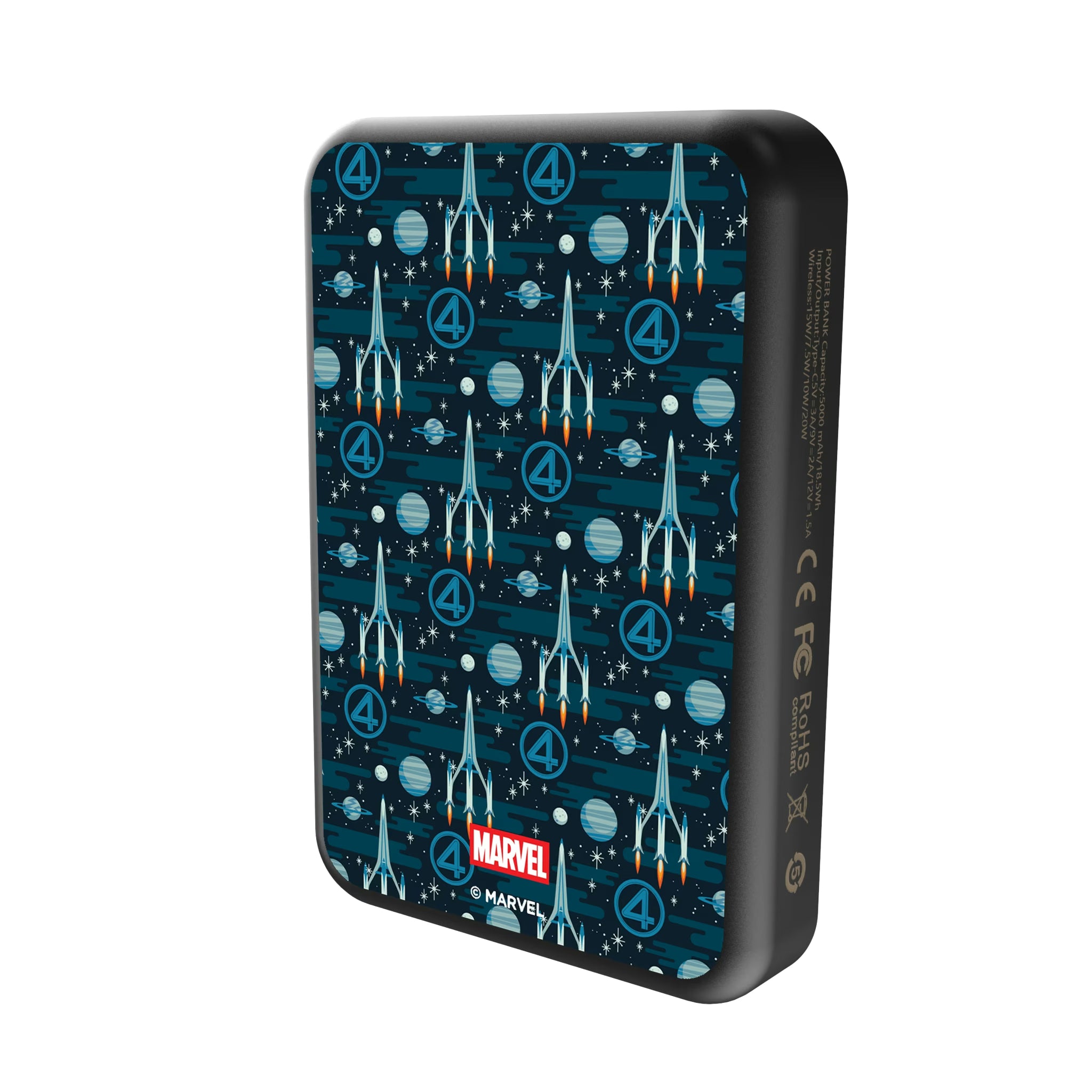 Marvel Fantastic Four Pattern Wireless Mag Power Bank