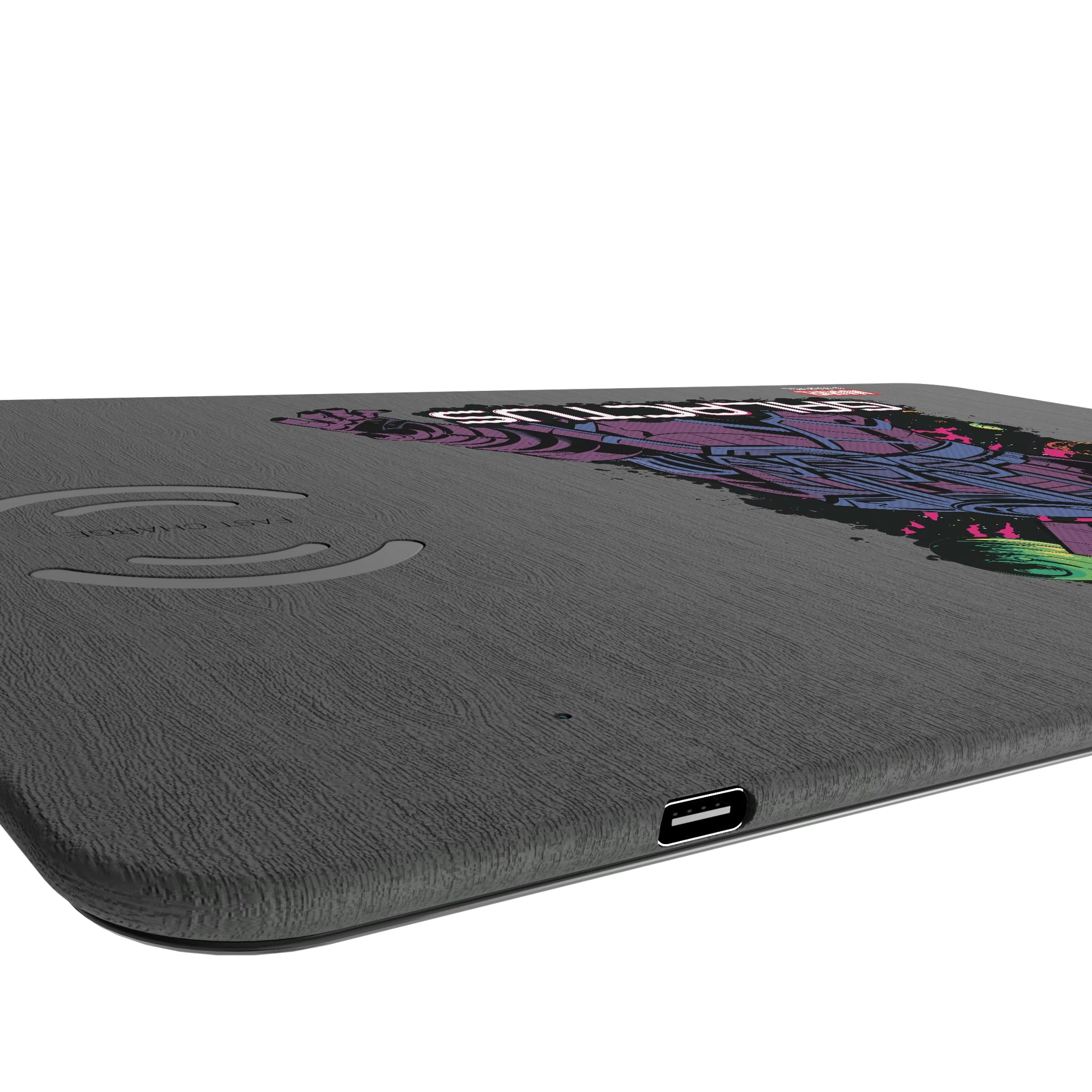 Marvel Galactus Badge 15-Watt Wireless Charger and Mouse Pad