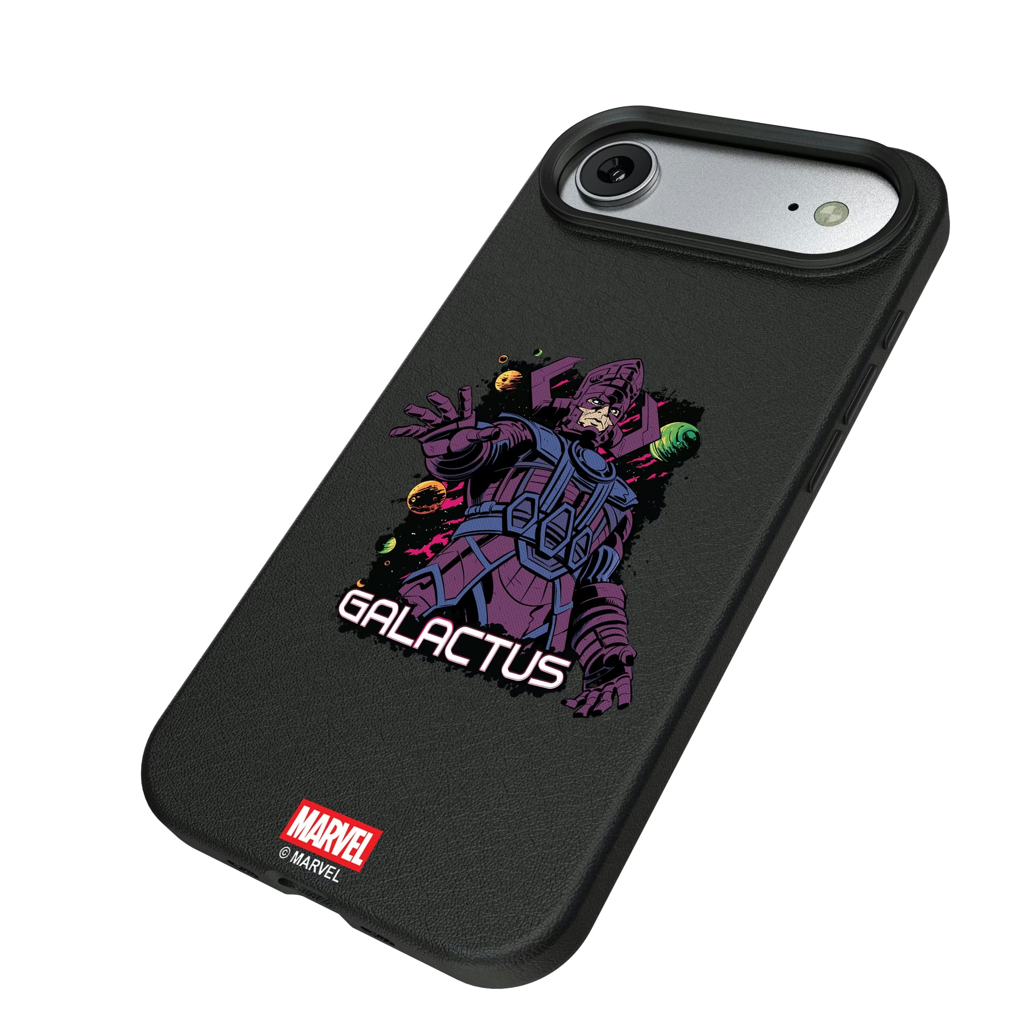 Marvel Galactus Badge iPhone MagSafe Compatible Phone Case for Apple iPhone - Isometric View#Device_iPhone Air