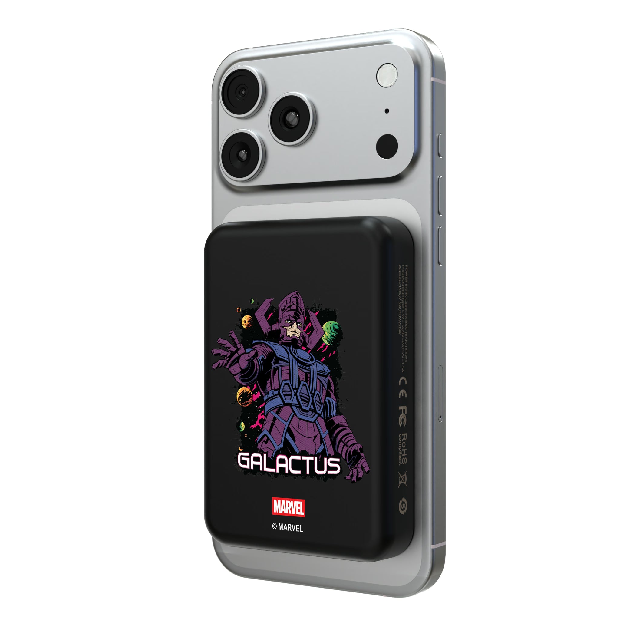 Marvel Galactus Badge Wireless Mag Power Bank