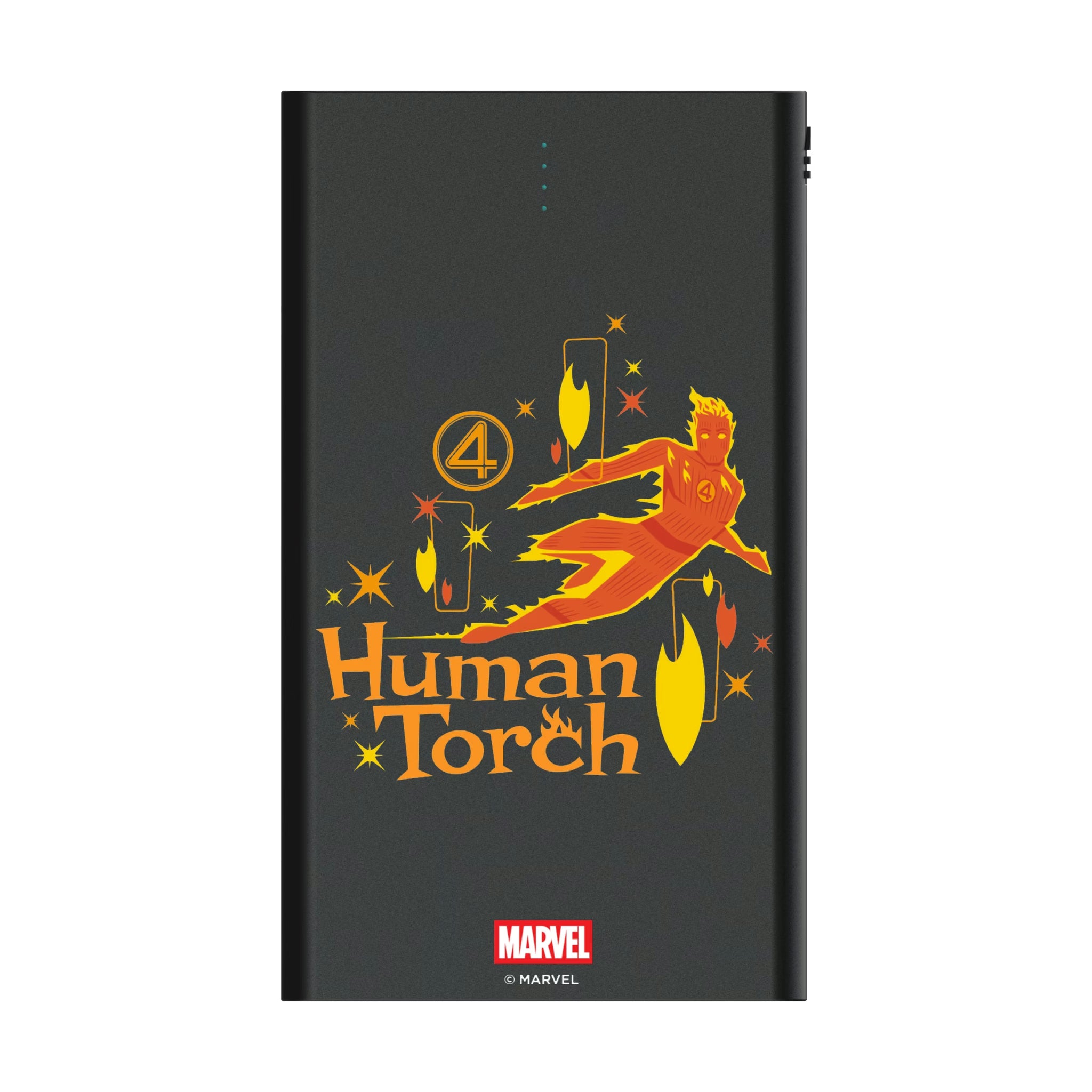 Marvel Human Torch Badge 5000mAh Flat Powerbank