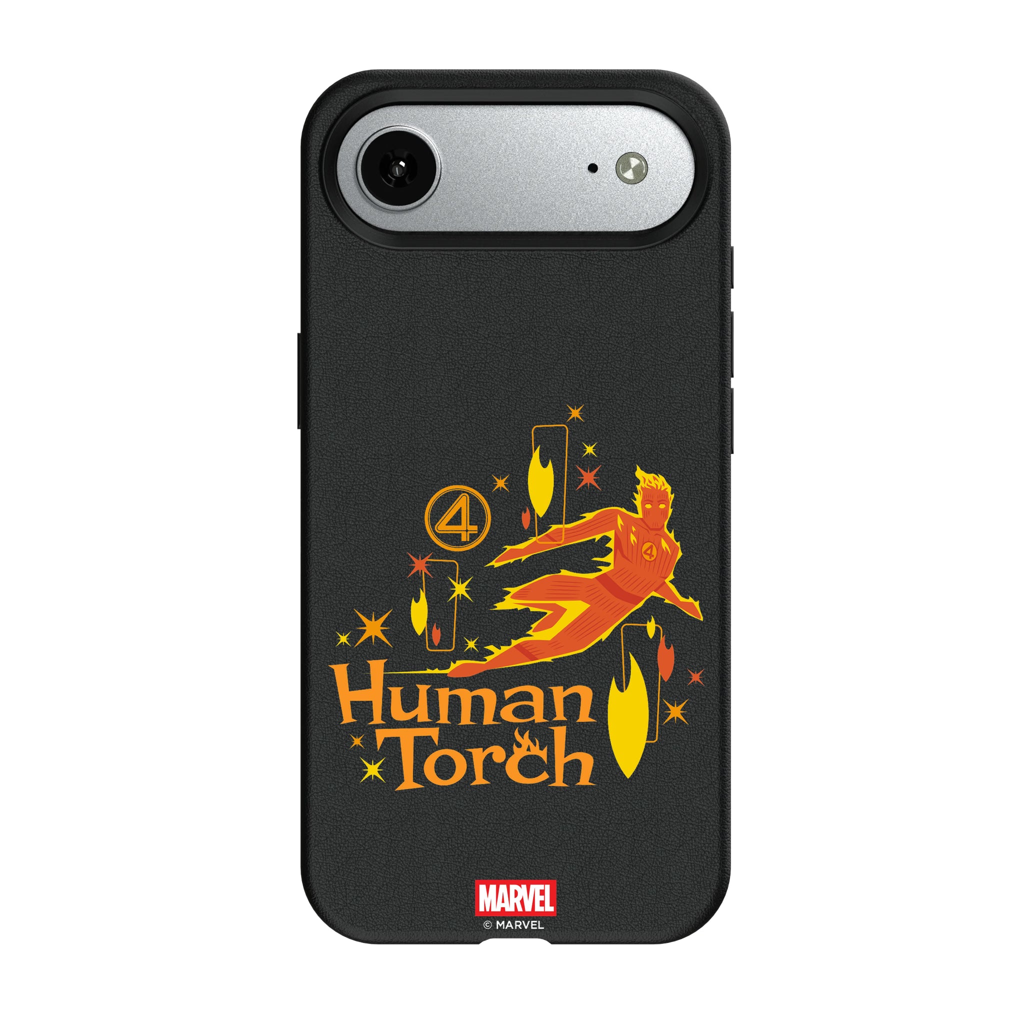 Marvel Human Torch Badge iPhone MagSafe Compatible Phone Case for Apple iPhone#Device_iPhone Air
