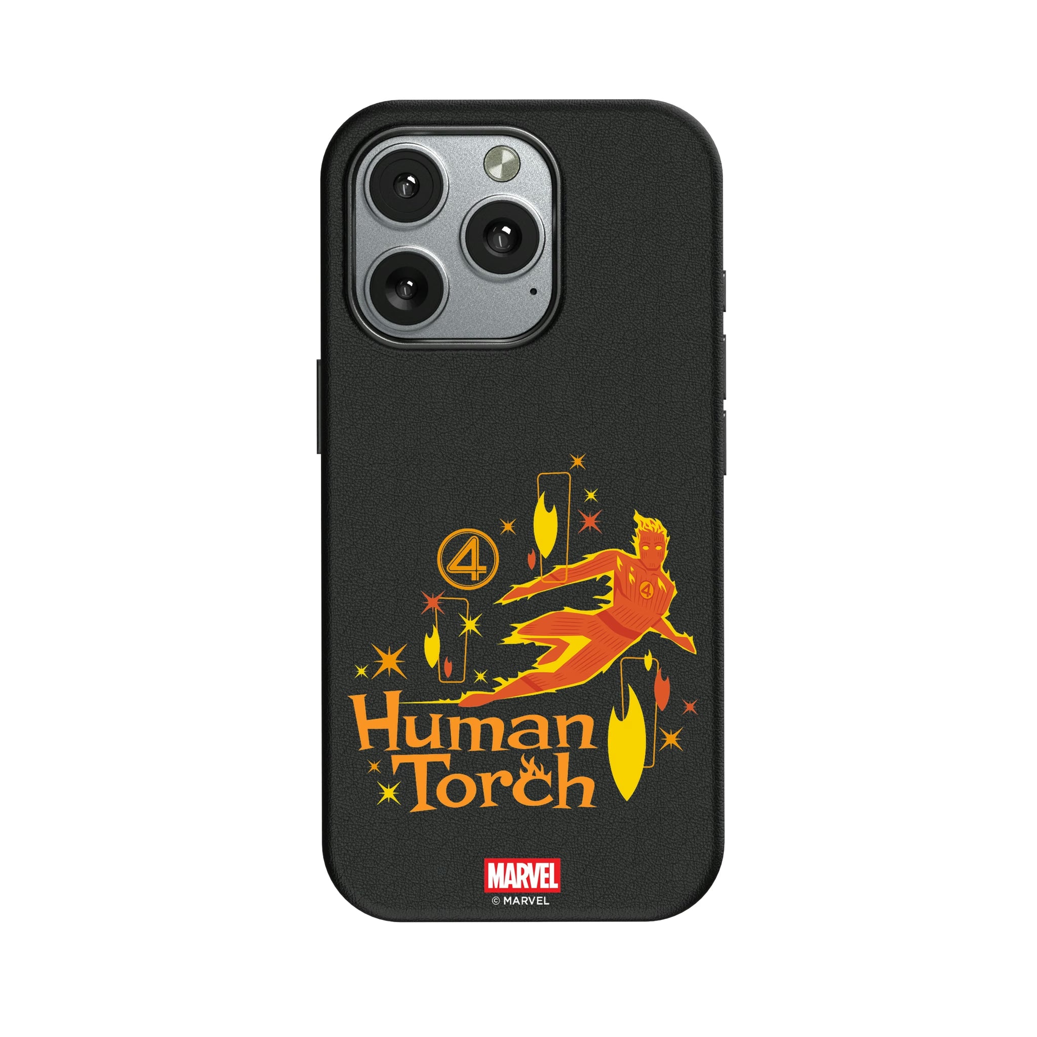 Marvel Human Torch Badge iPhone MagSafe Compatible Phone Case for Apple iPhone