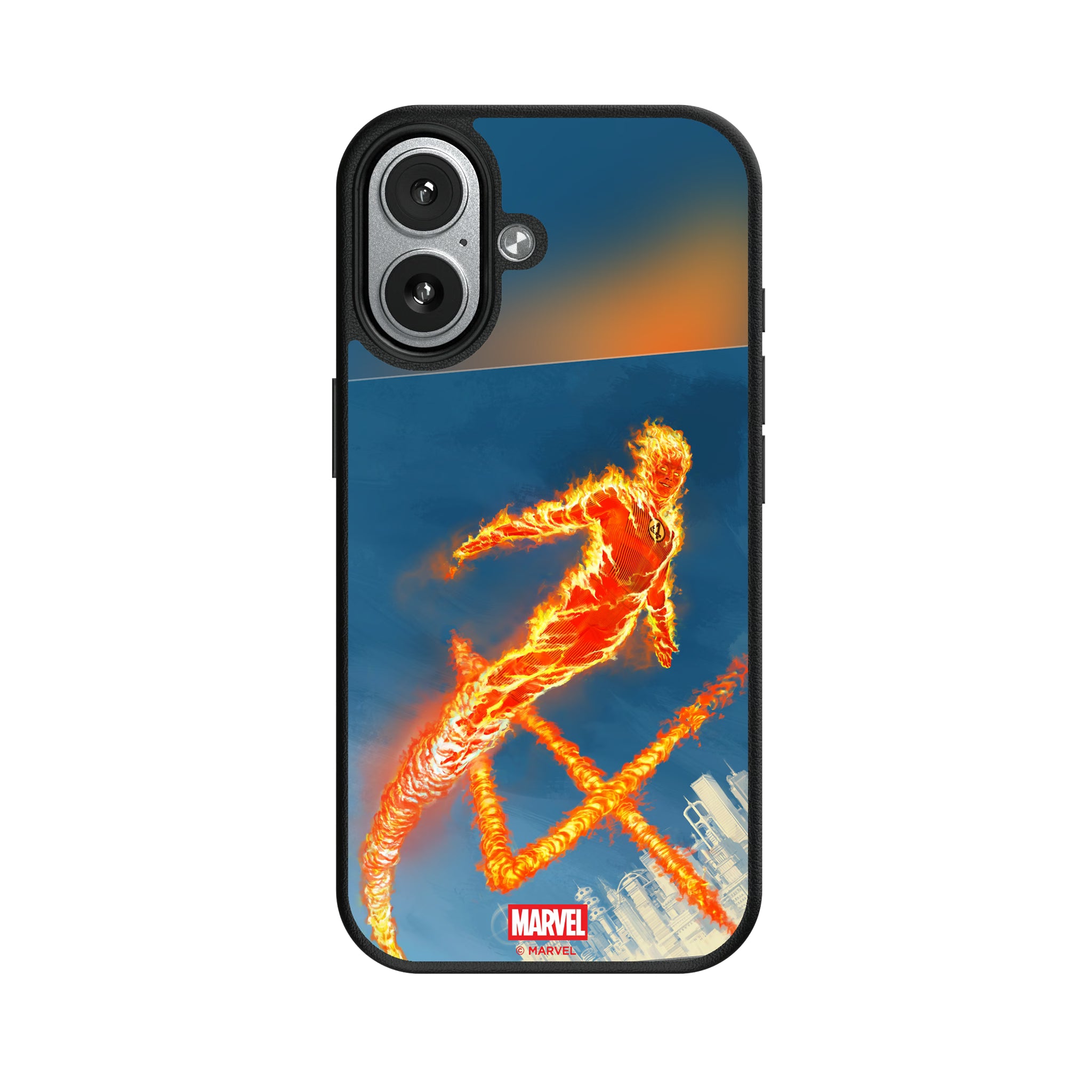 Marvel Human Torch Cover Art iPhone MagSafe Compatible Phone Case for Apple iPhone#Device_iPhone 17