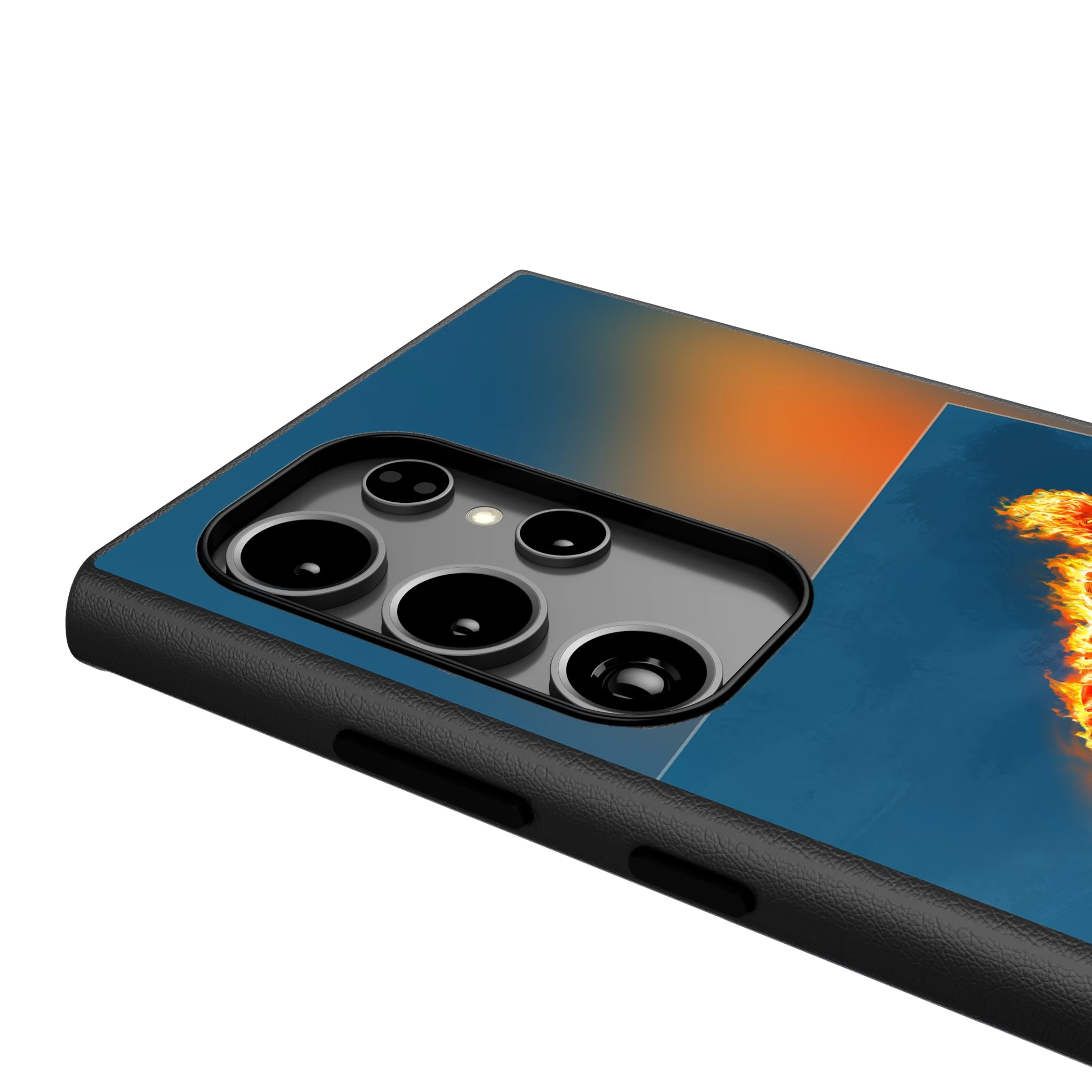 Marvel Human Torch Cover Art Galaxy MagSafe Compatible Phone Case for Samsung Galaxy - Detail