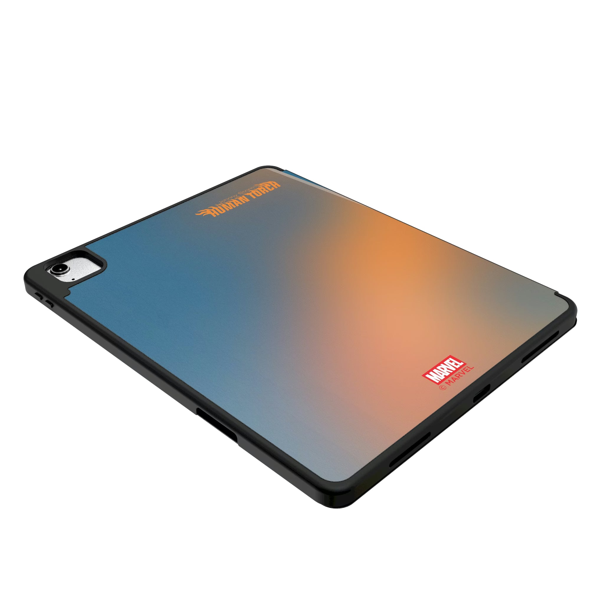 Marvel Human Torch Cover Art iPad Tablet Case for Apple iPad - Isometric View