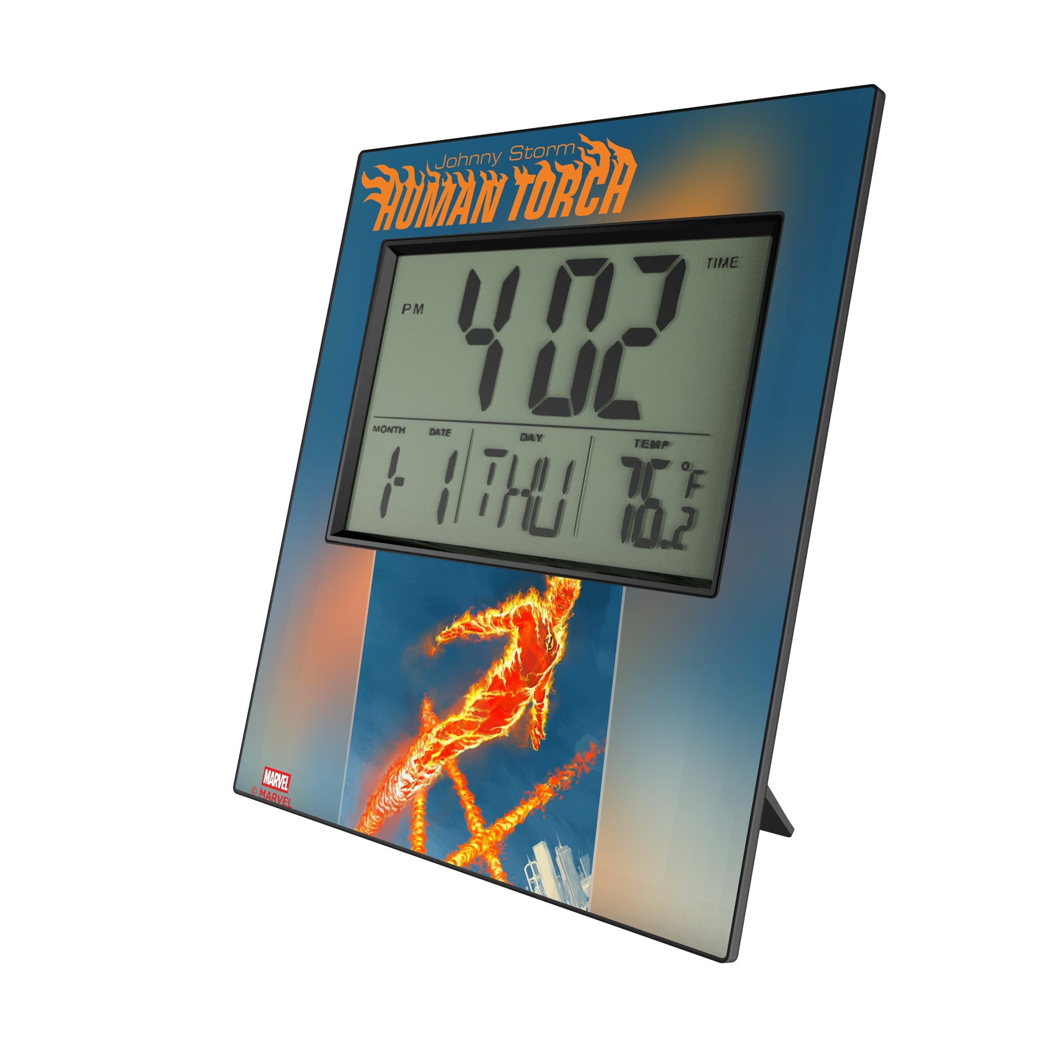 Marvel Human Torch Cover Art Wall Clock