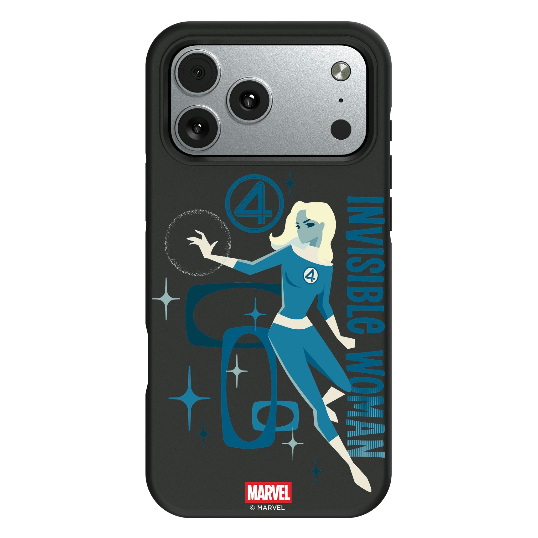 Marvel Invisible Woman Badge iPhone Bump Phone Case for Apple iPhone#Device_iPhone 17 Pro Max