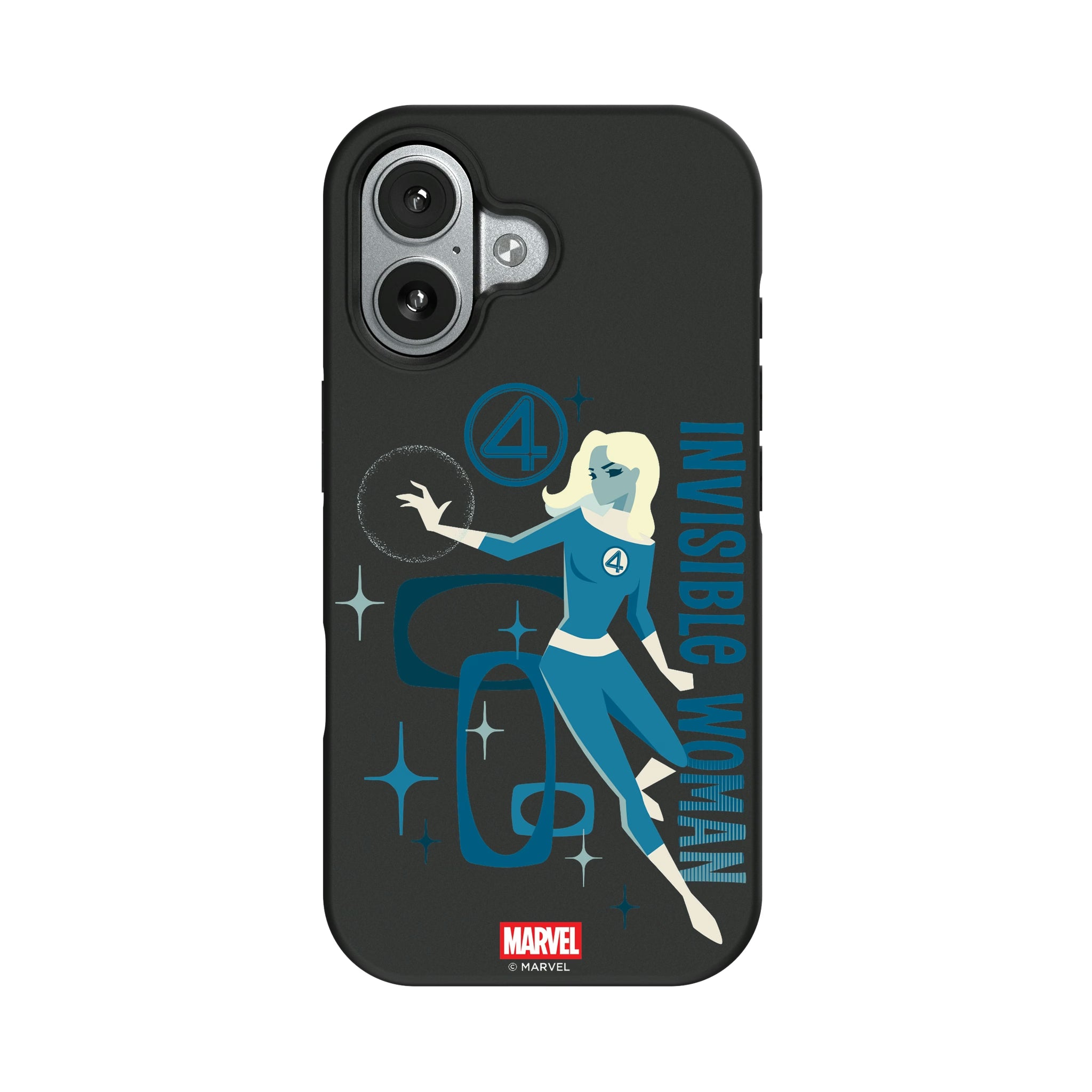 Marvel Invisible Woman Badge iPhone Bump Phone Case for Apple iPhone#Device_iPhone 17