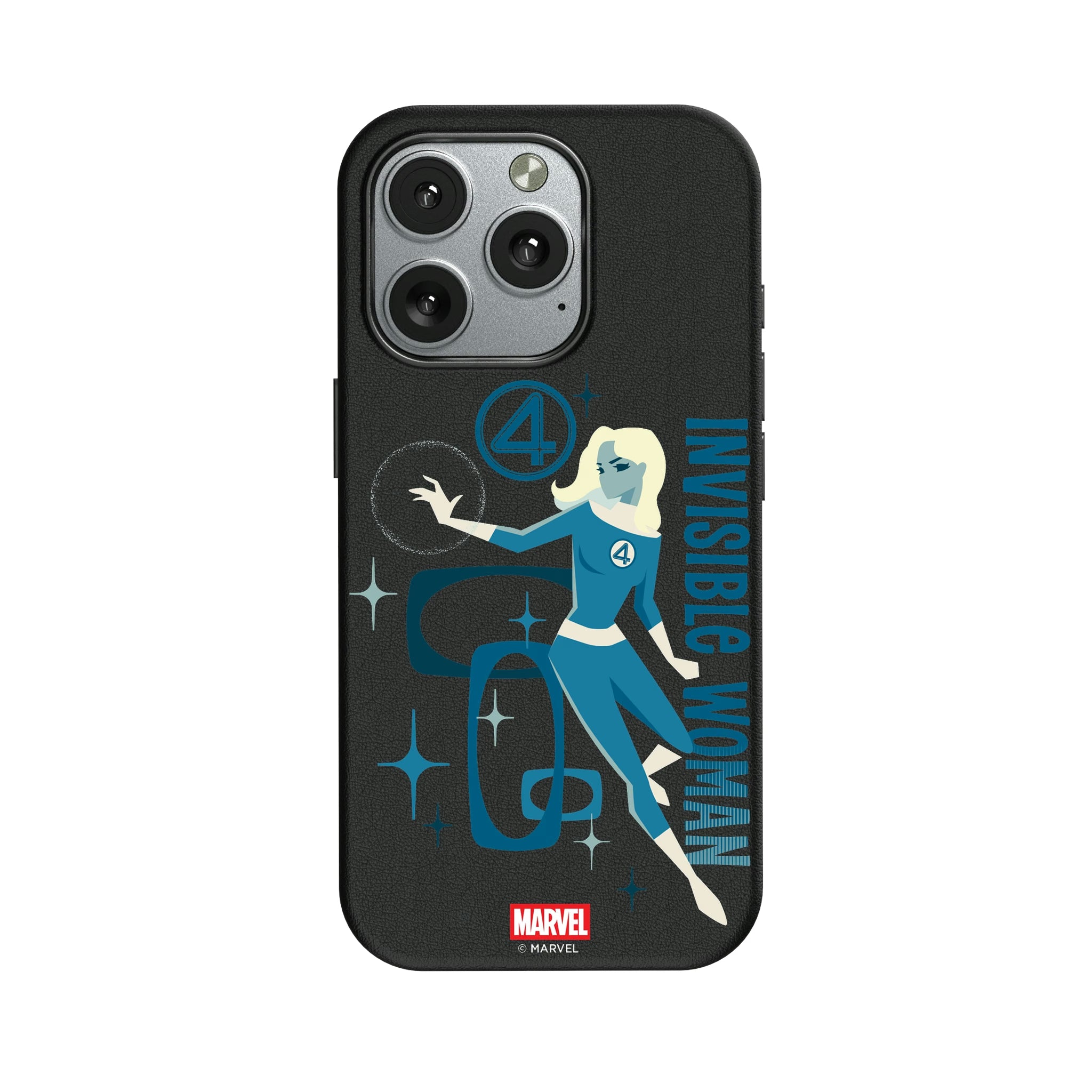 Marvel Invisible Woman Badge iPhone MagSafe Compatible Phone Case for Apple iPhone