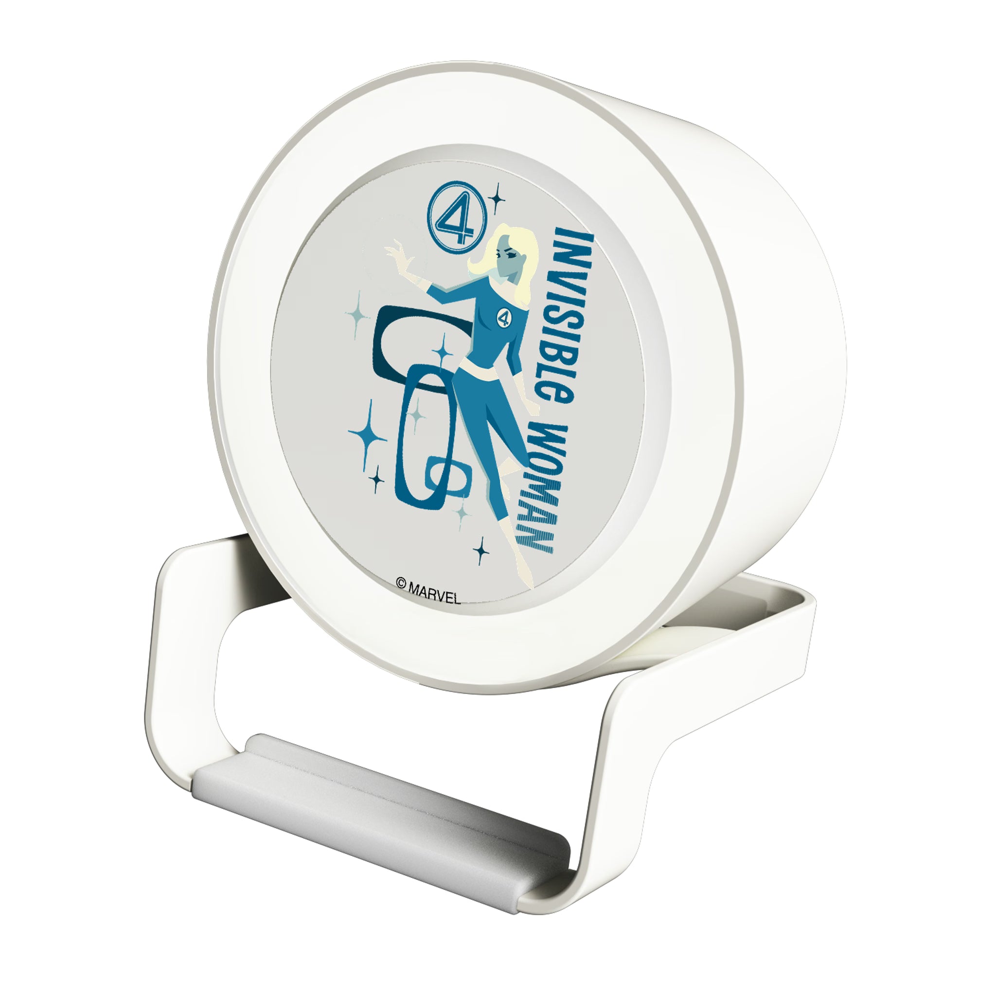 Marvel Invisible Woman Badge Night Light Charger and Bluetooth Speaker