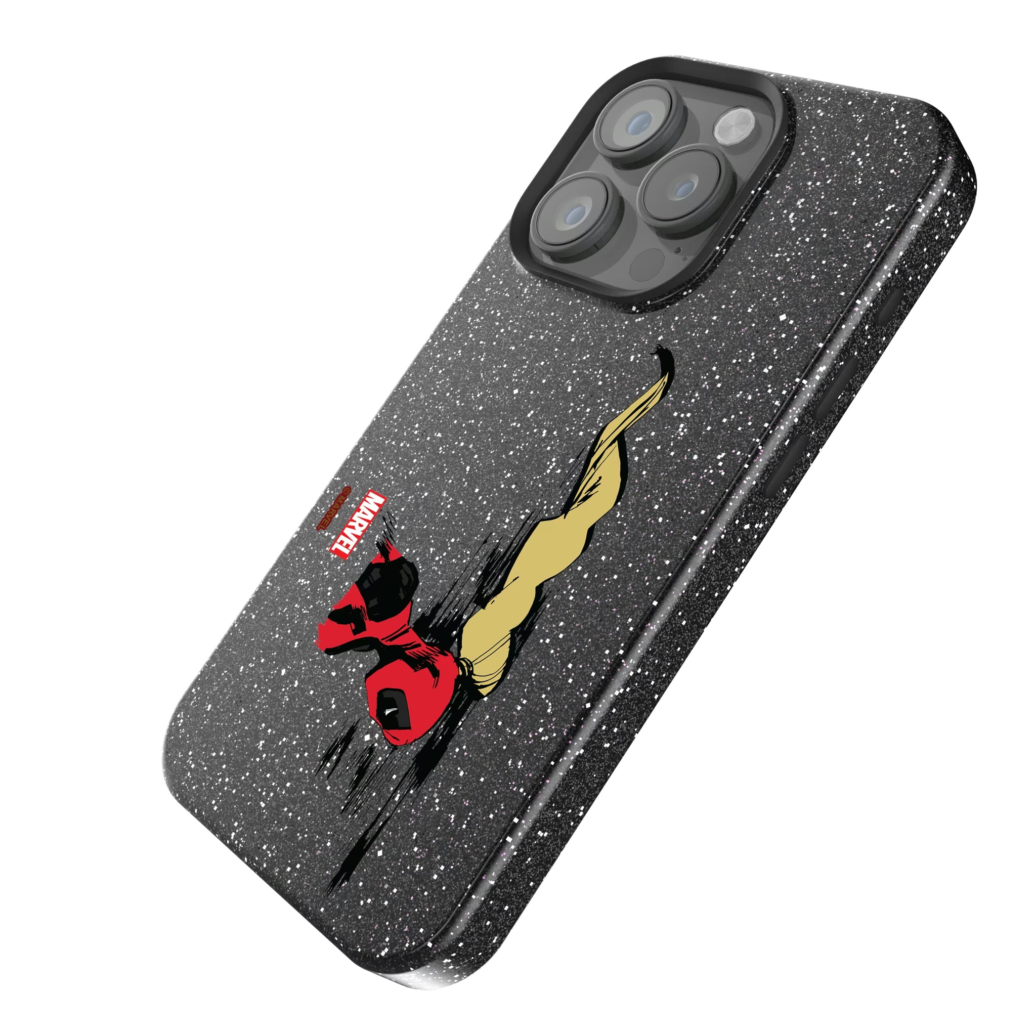 Marvel Ladypool Badge iPhone Bling Phone Case for Apple iPhone - Isometric View