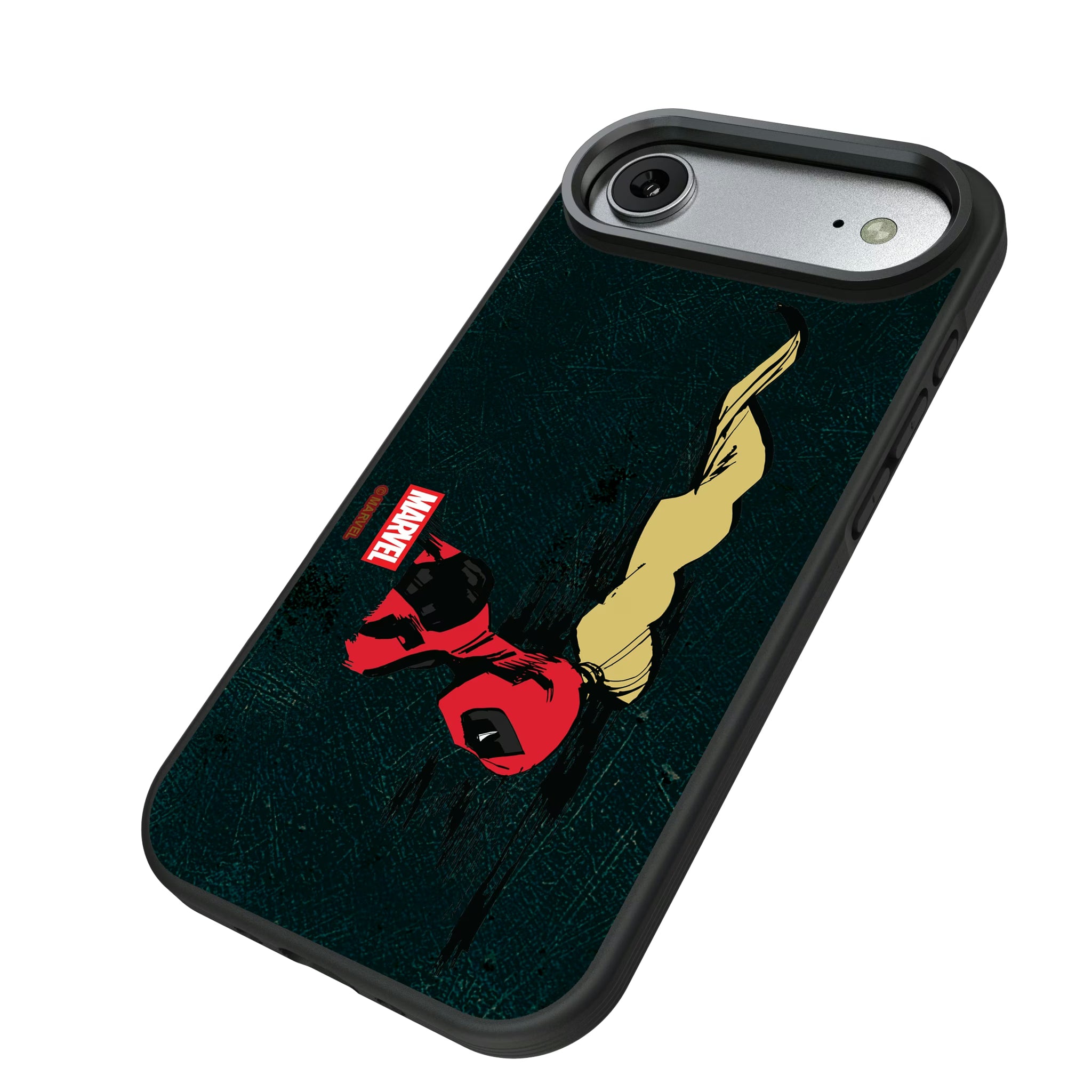 Marvel Ladypool Badge iPhone Bump Phone Case for Apple iPhone - Isometric View#Device_iPhone Air