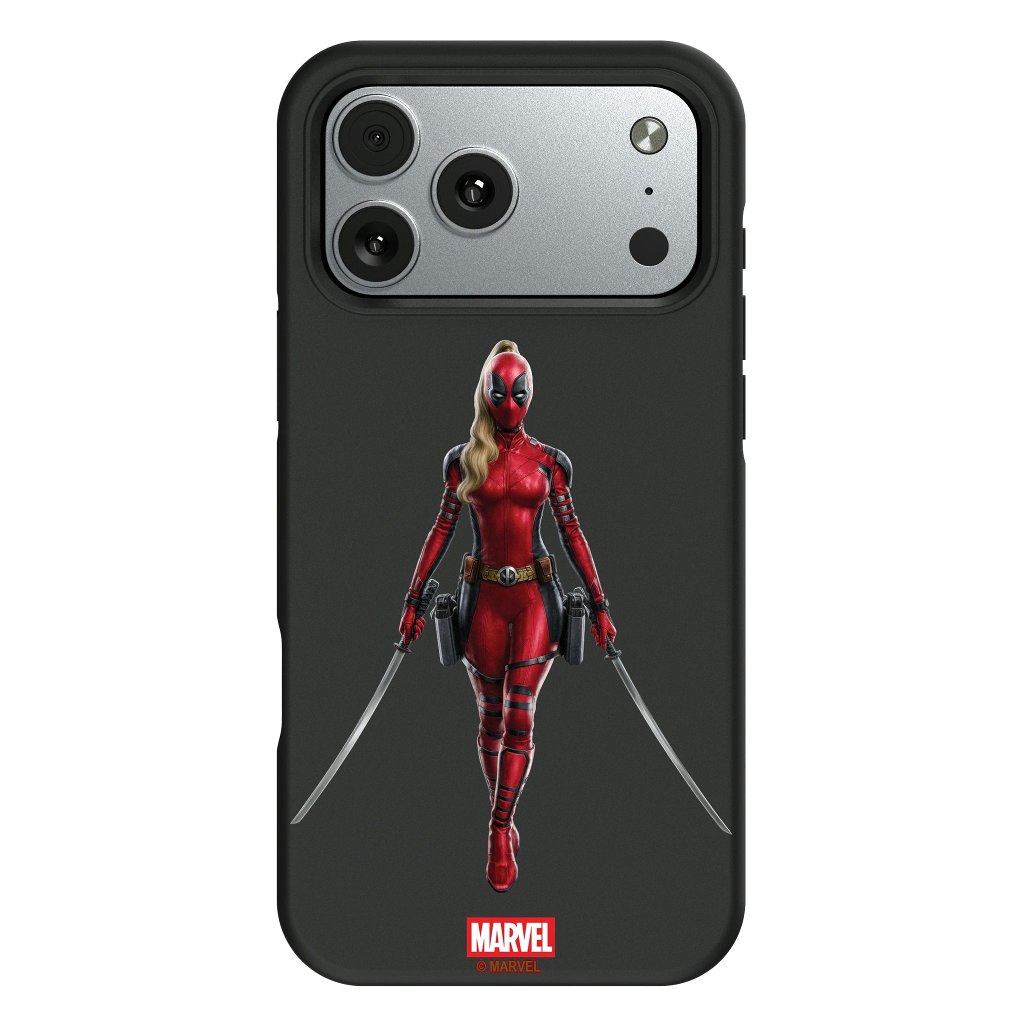 Marvel Ladypool Badge iPhone Bump Phone Case for Apple iPhone#Device_iPhone 17 Pro Max